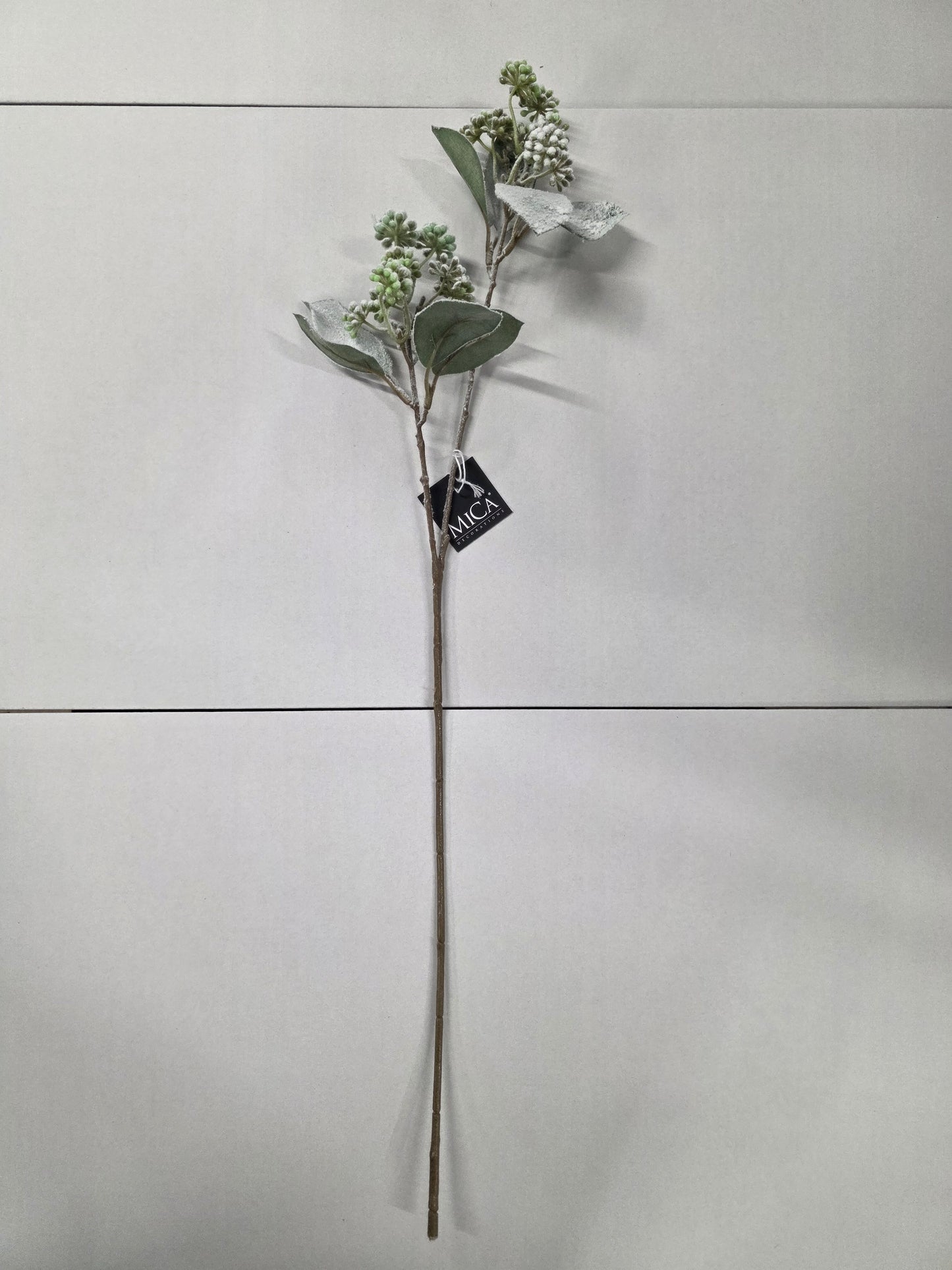 Cornus Branch Green Frosted 71cm