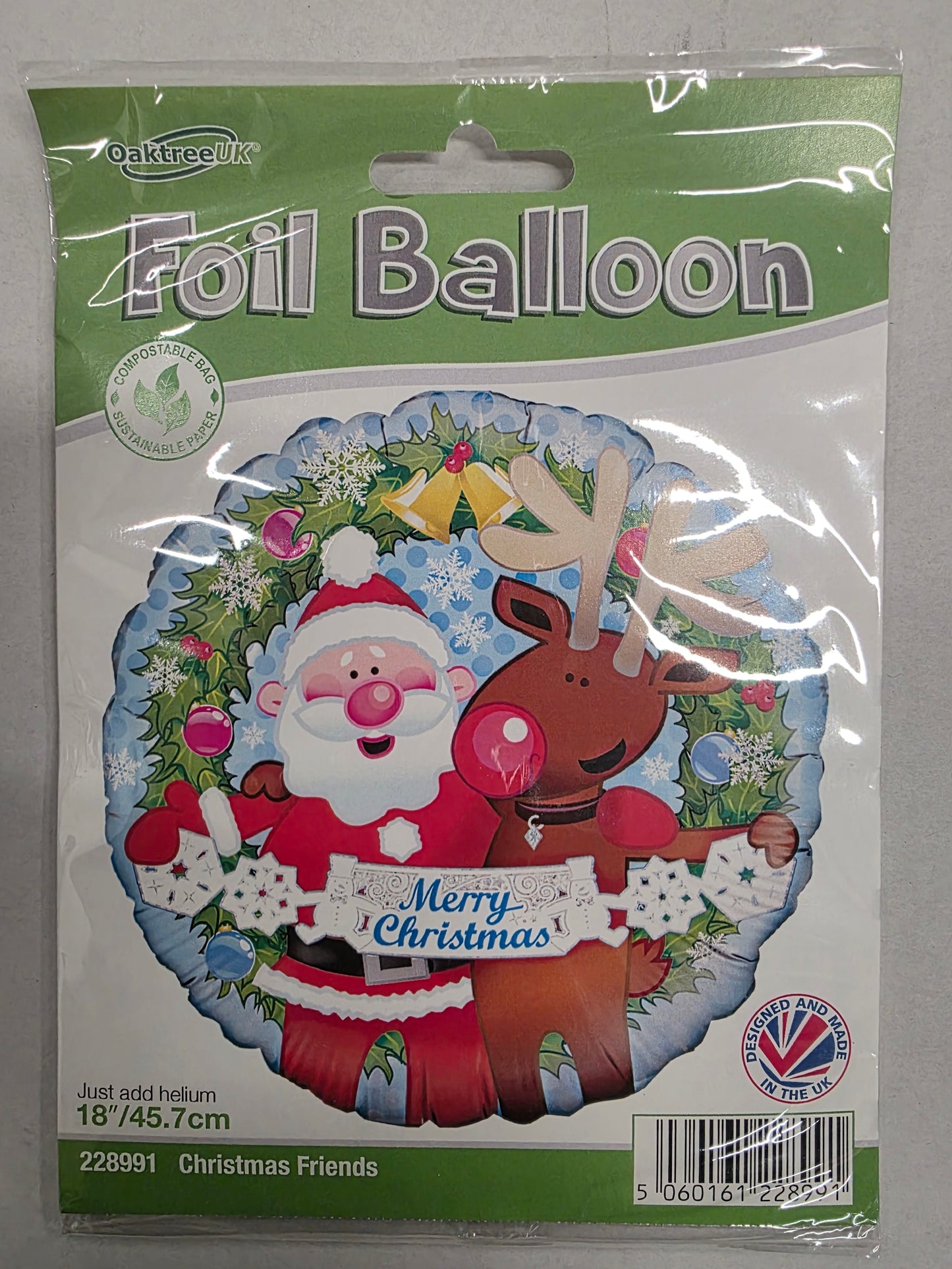 Balloon 18 Inch Christmas Friends  (PACK OF 3)