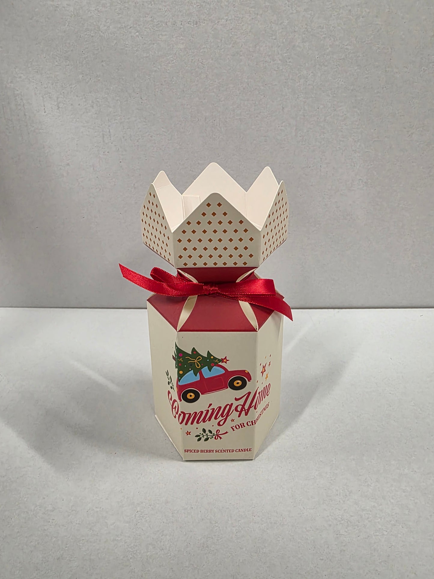 Candle Gift Coming Home Berry 8x8cm