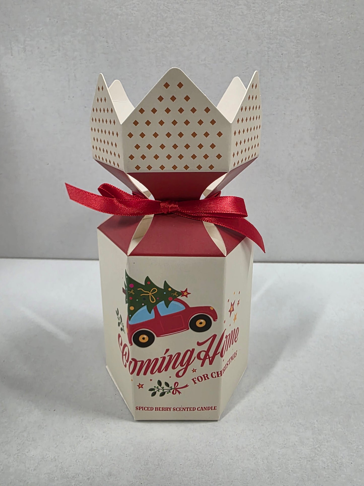 Candle Gift Coming Home Berry 8x8cm