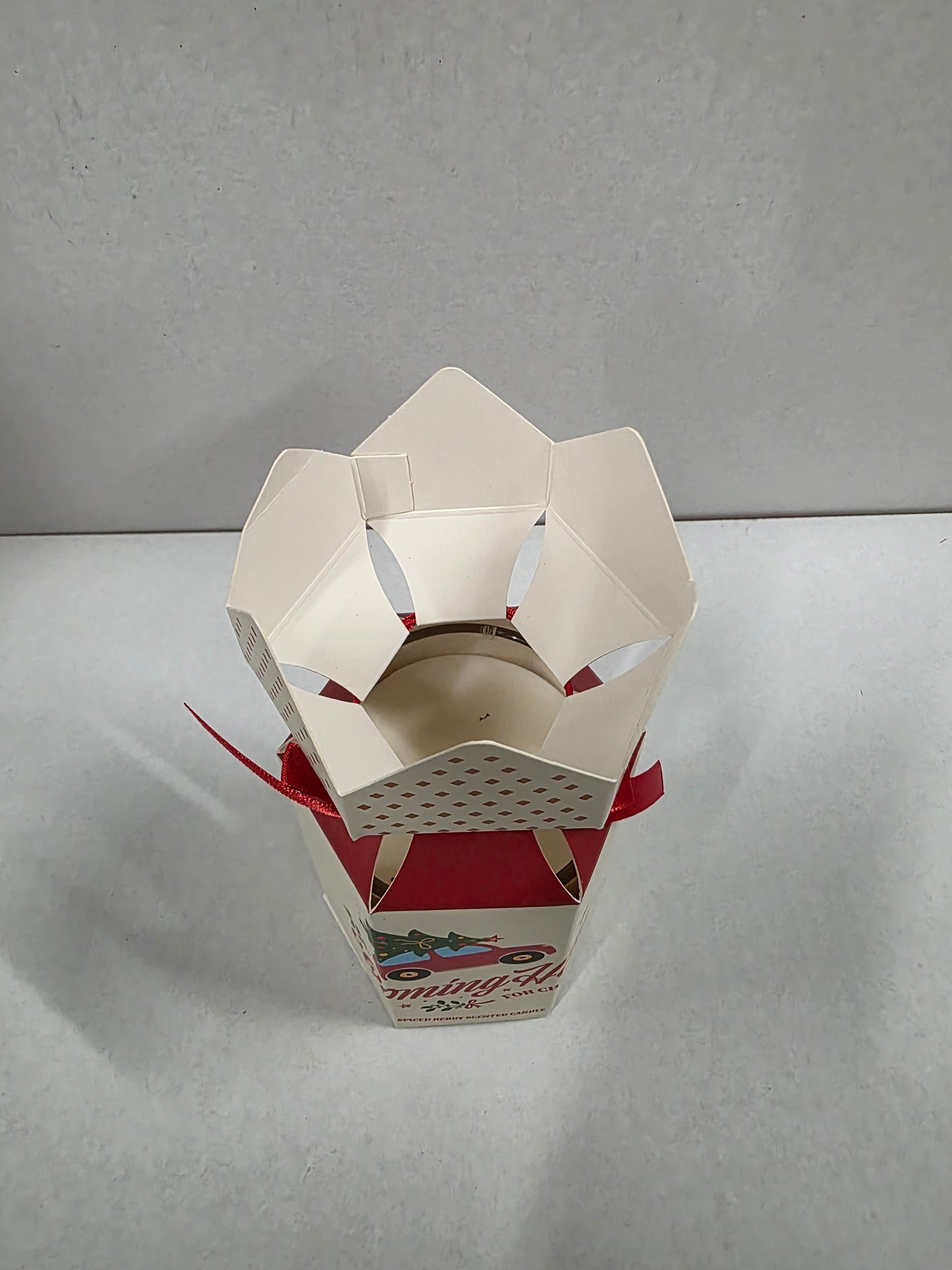 Candle Gift Coming Home Berry 8x8cm