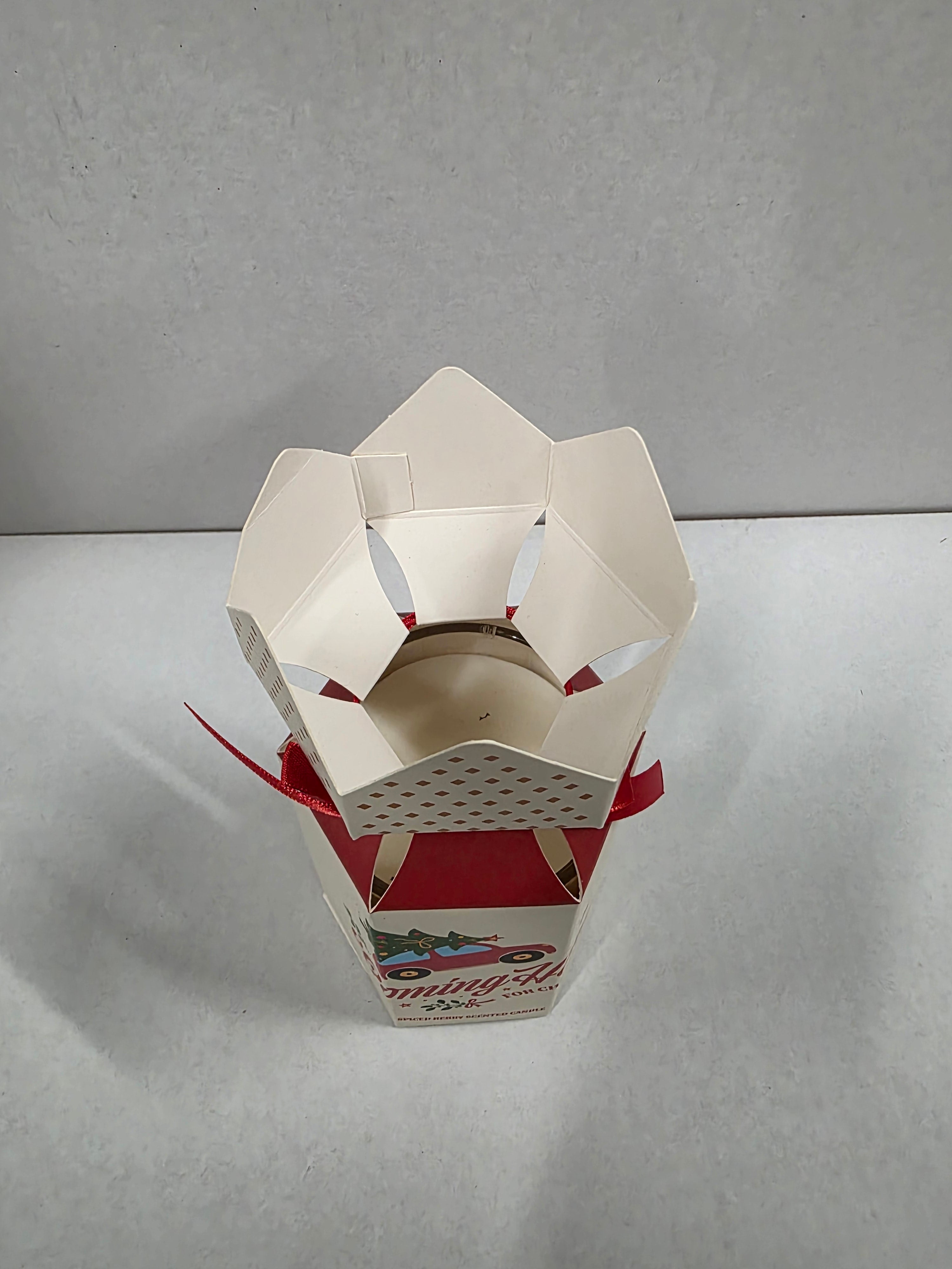 Candle Gift Coming Home Berry 8x8cm