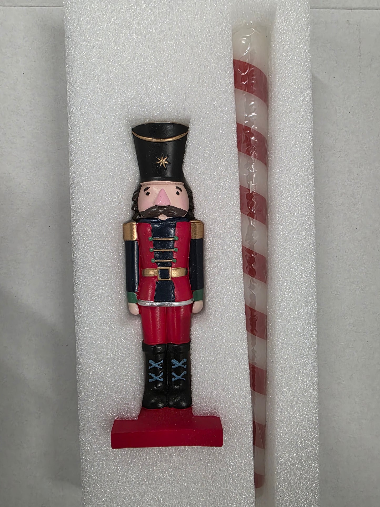 Candle Holder Nutcracker With Candle