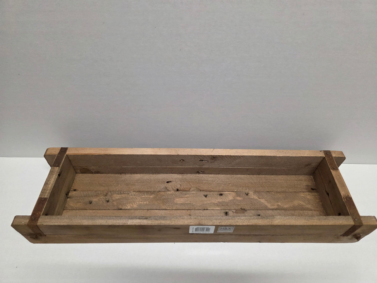 Wooden Tray Smoke Oak 58x15x8cm