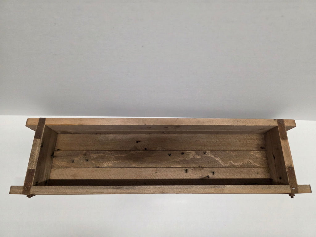 Wooden Tray Smoke Oak 58x15x8cm