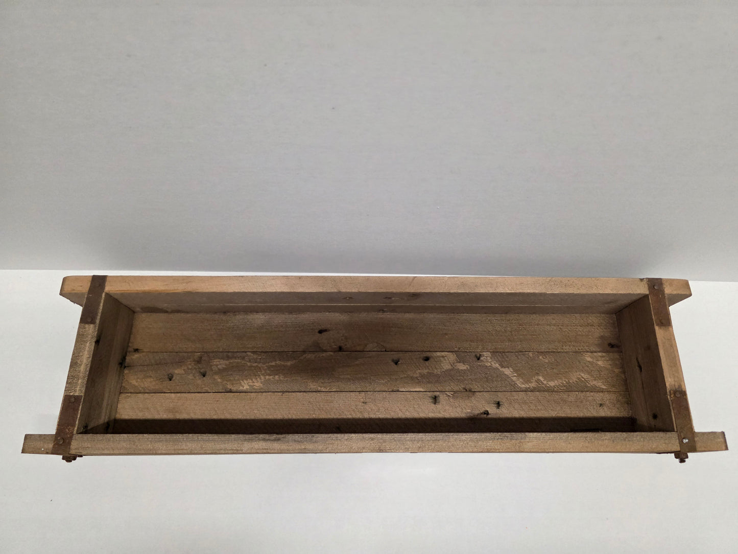 Wooden Tray Smoke Oak 58x15x8cm