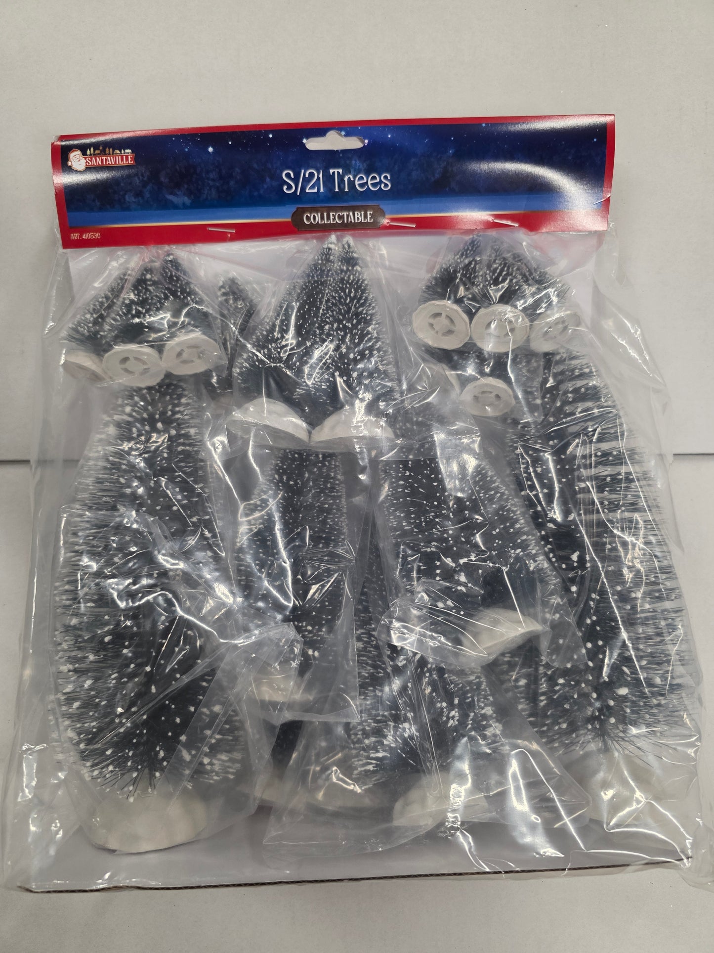 Bristle Trees 21 In Bag Mixed Sizes