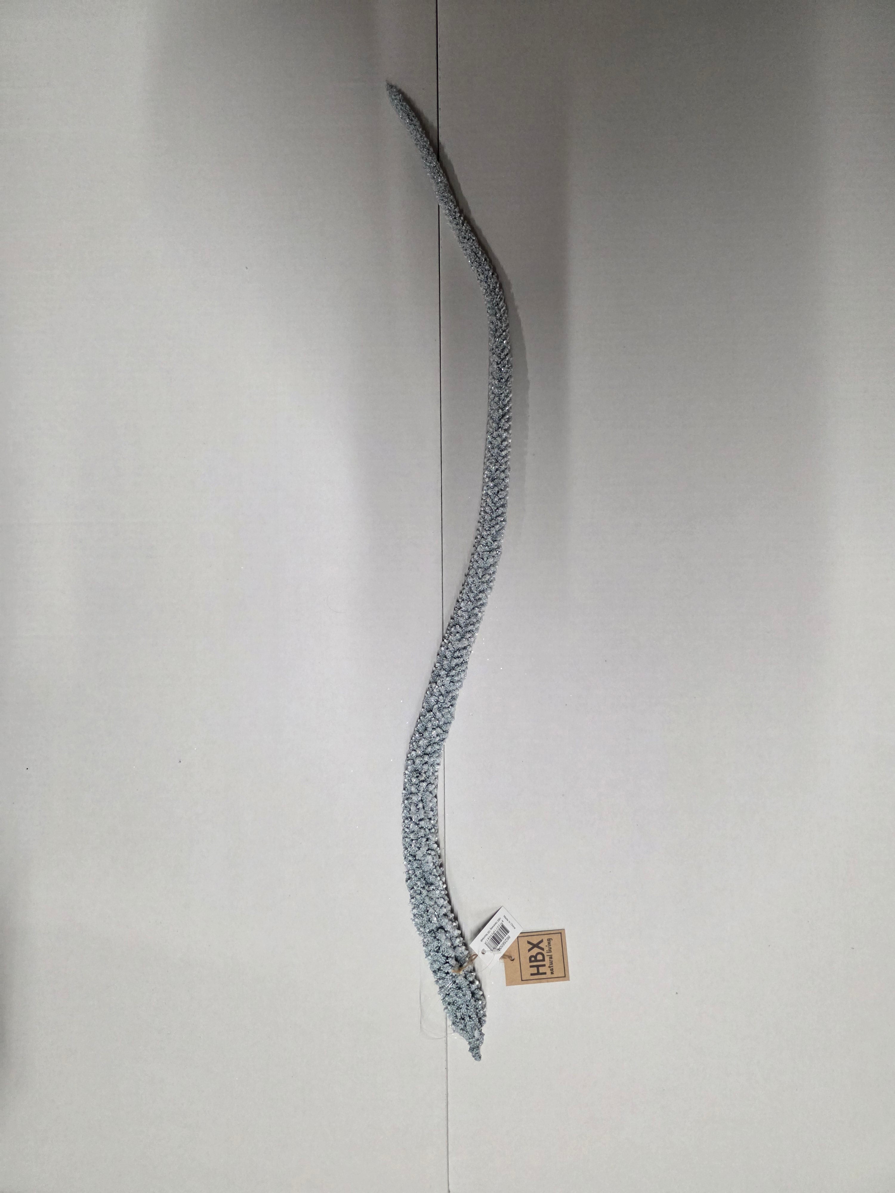 Hanger Icicle Glitter Silver 80cm