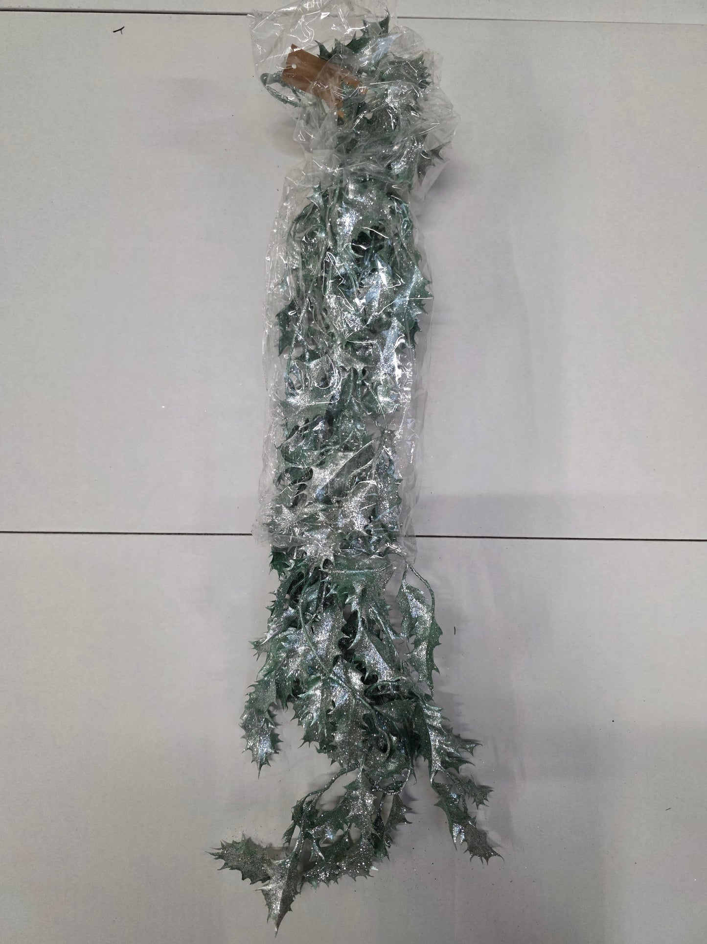 Garland Glittered Holly 180cm