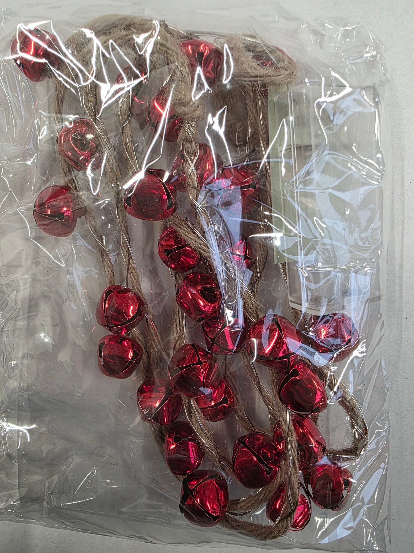 Garland L E D Bell Red 180cm