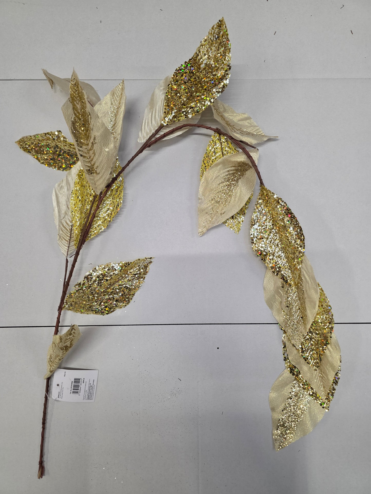 Garland Metallic Leaf Gold 1.2m