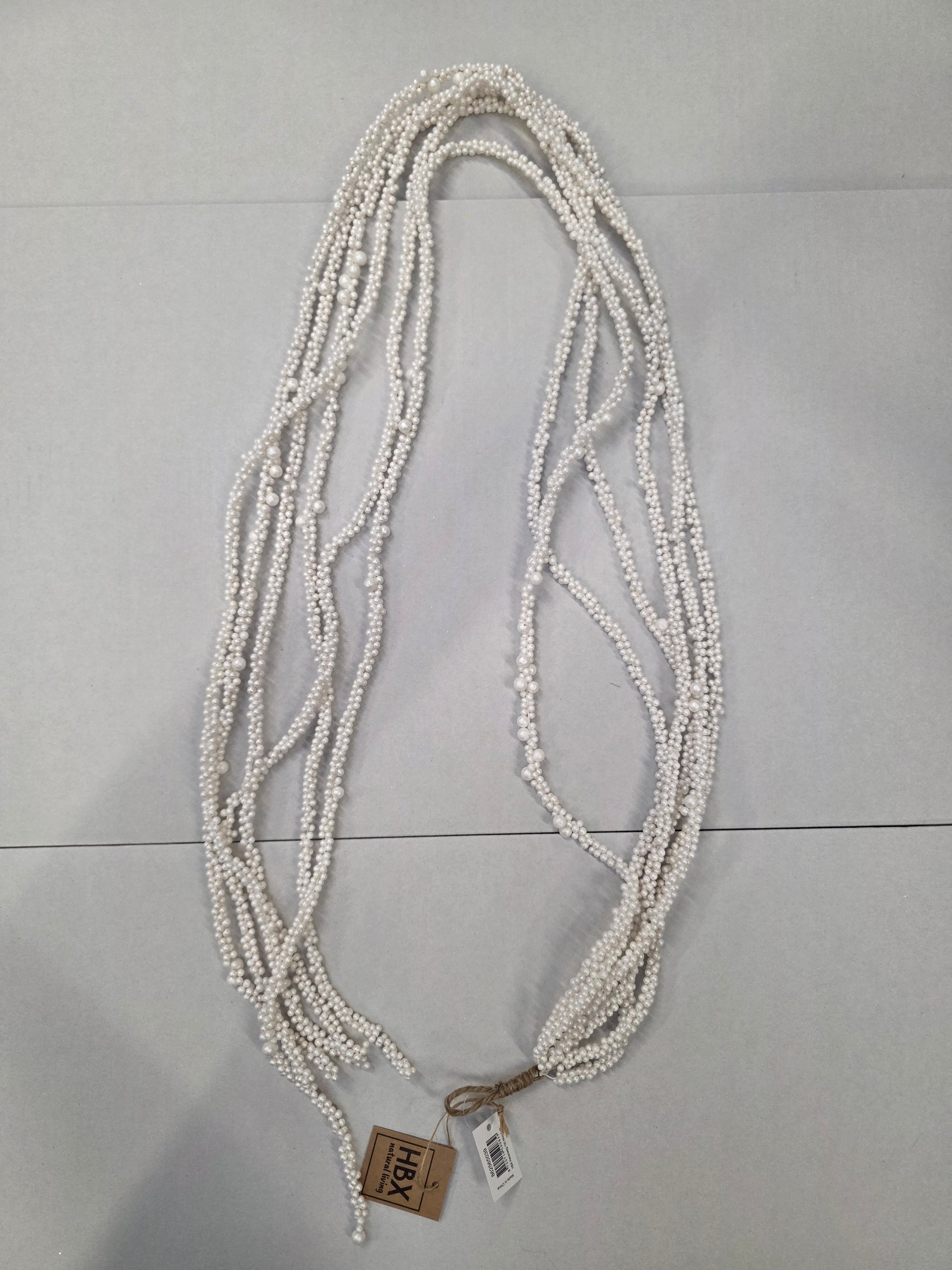 Garland Pearl White 140cm