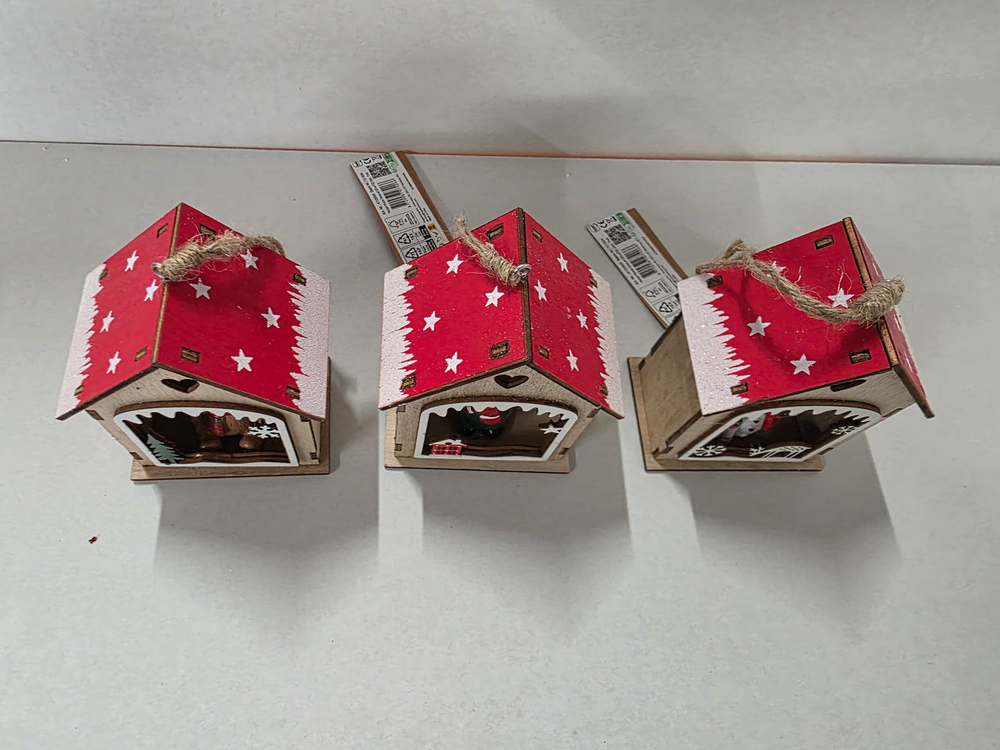 Hanger Led Xmas House 11cm (ANY 1)