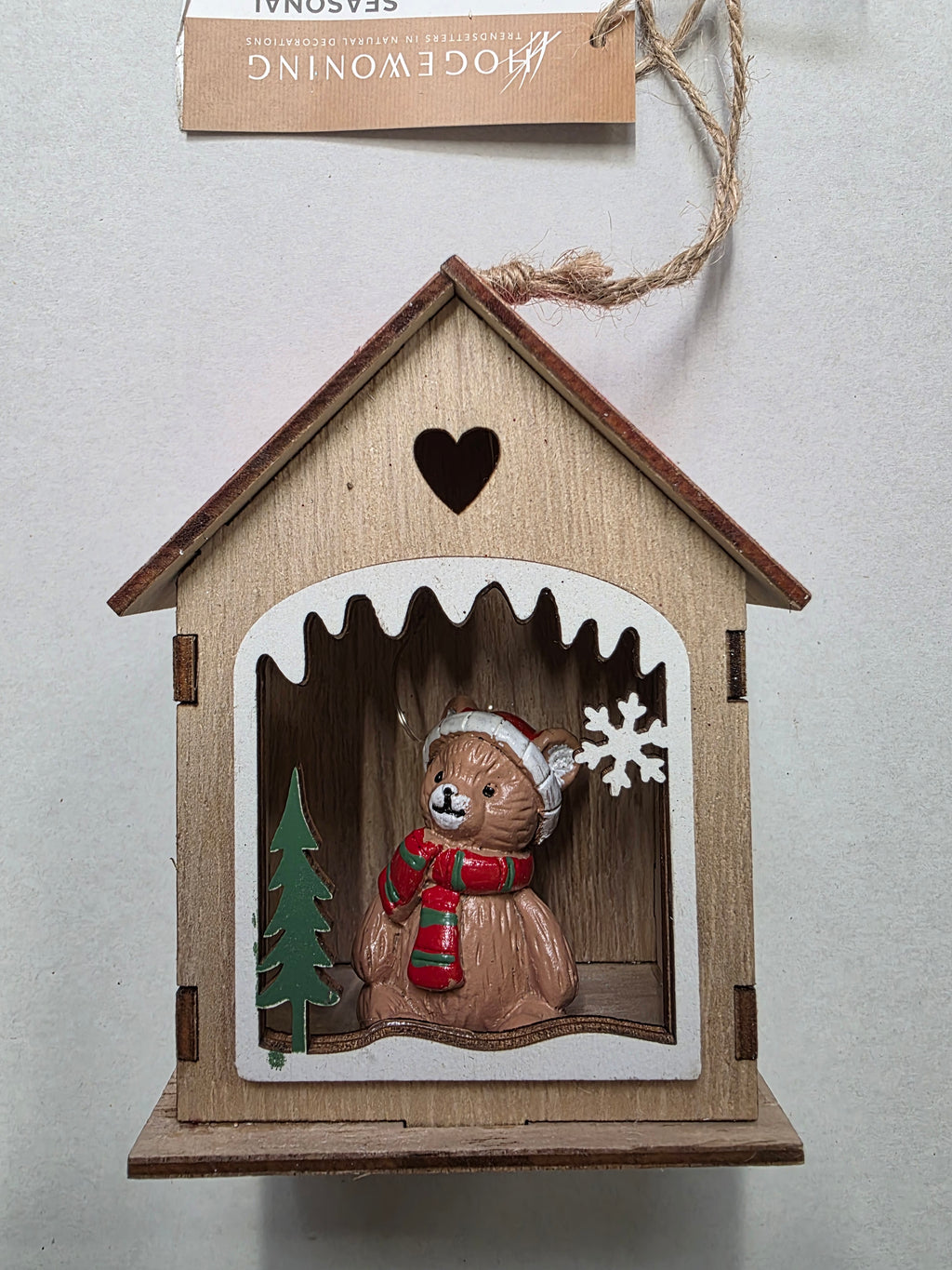 Hanger Led Xmas House 11cm (ANY 1)