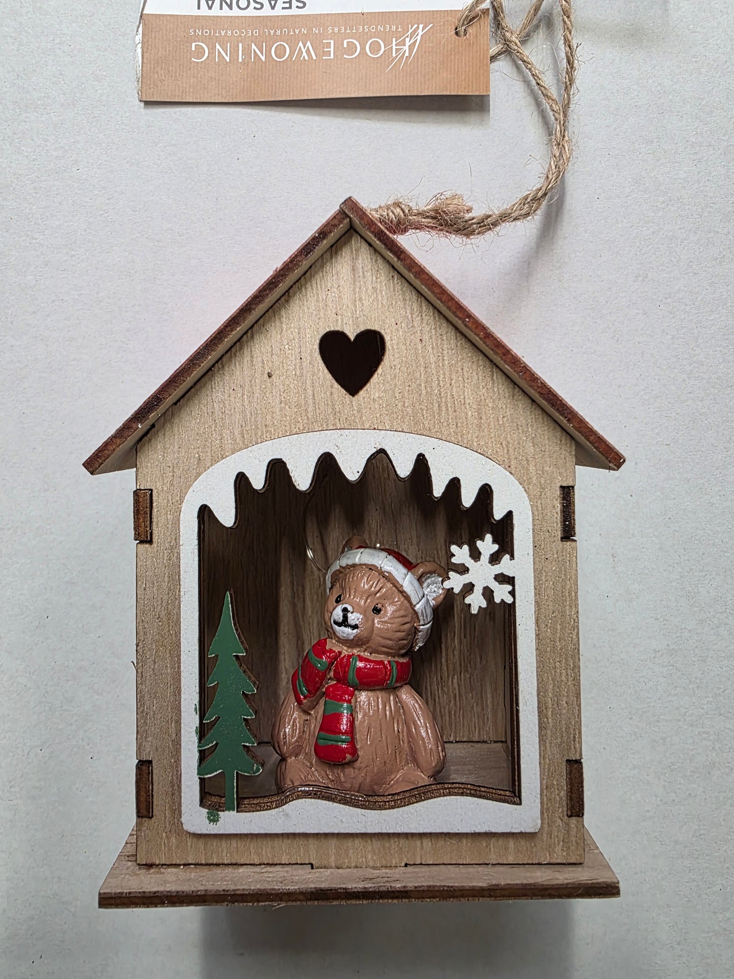 Hanger Led Xmas House 11cm (ANY 1)