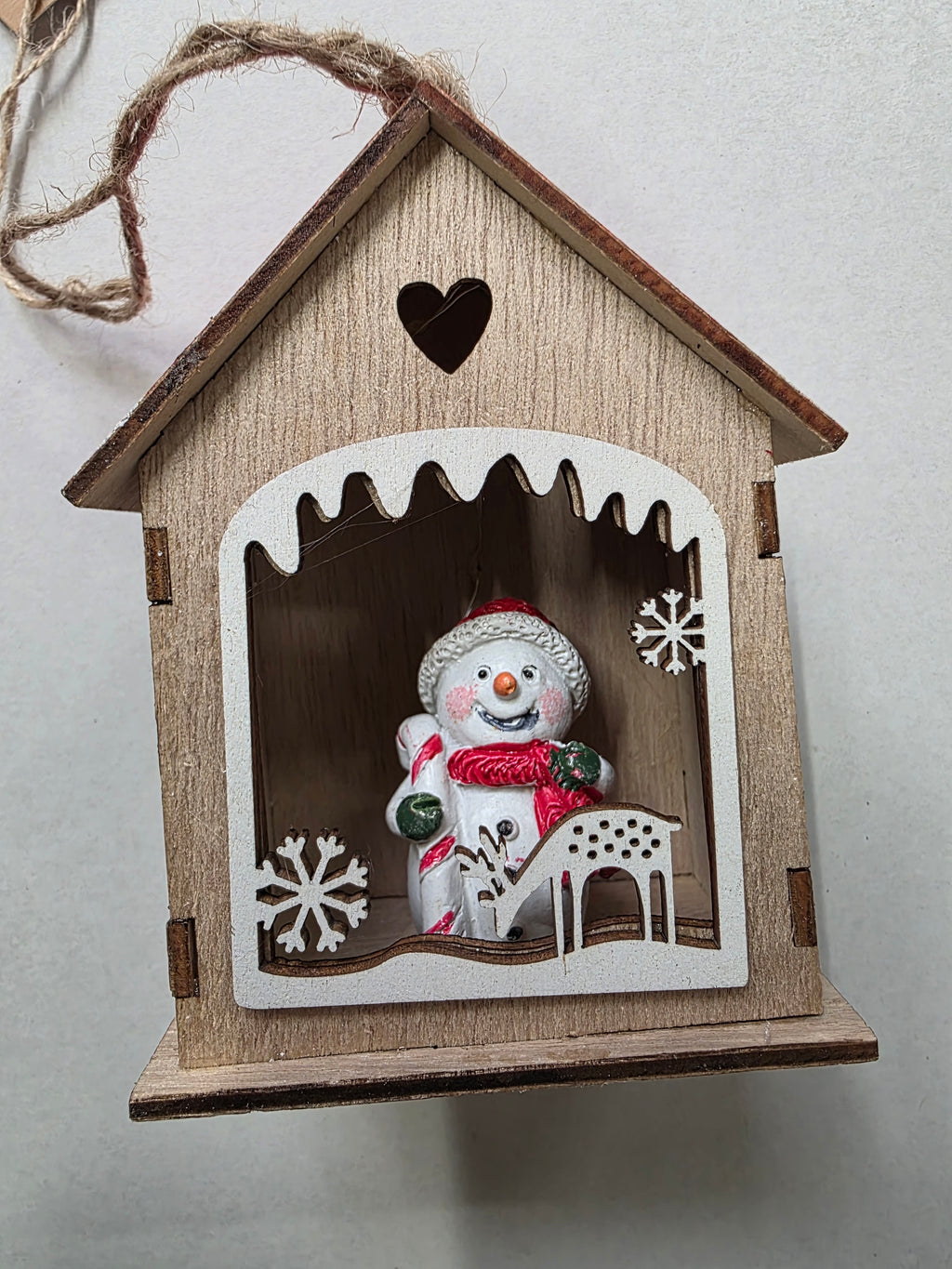 Hanger Led Xmas House 11cm (ANY 1)