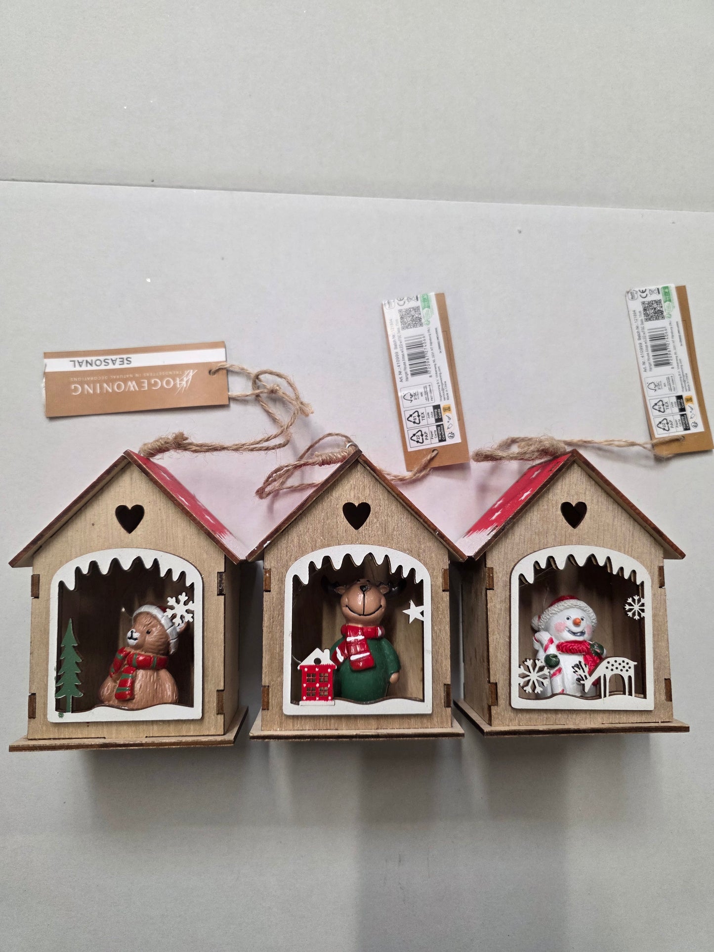 Hanger Led Xmas House 11cm (ANY 1)