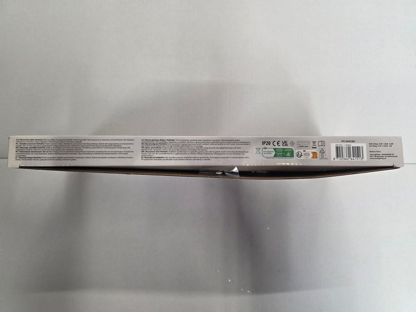 Neon Ho Ho Ho Sign Green Red