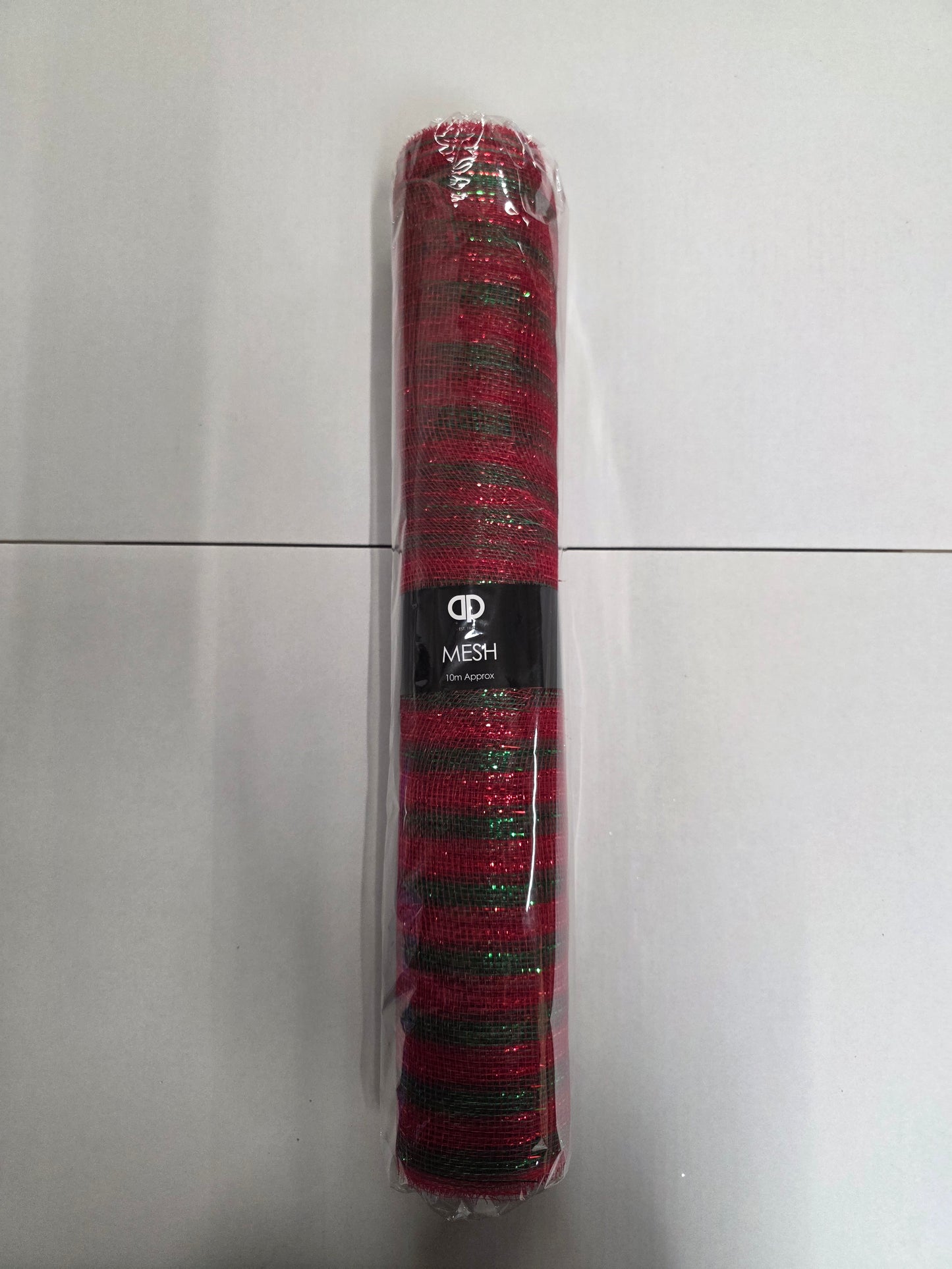 Deco Mesh Red Green 50cm X 10m