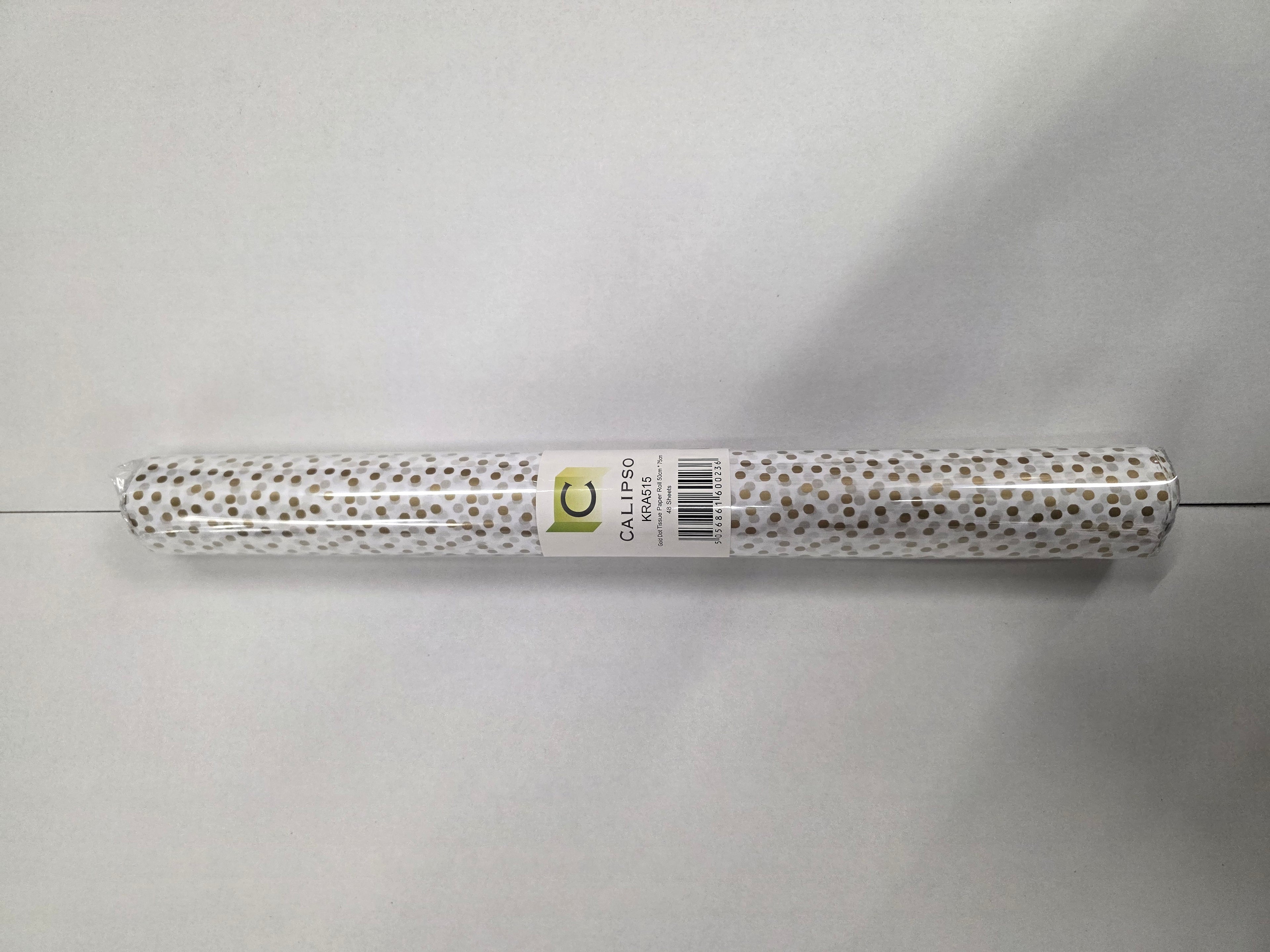 Tissue Gold Dot X48 Sheets 50x75cm