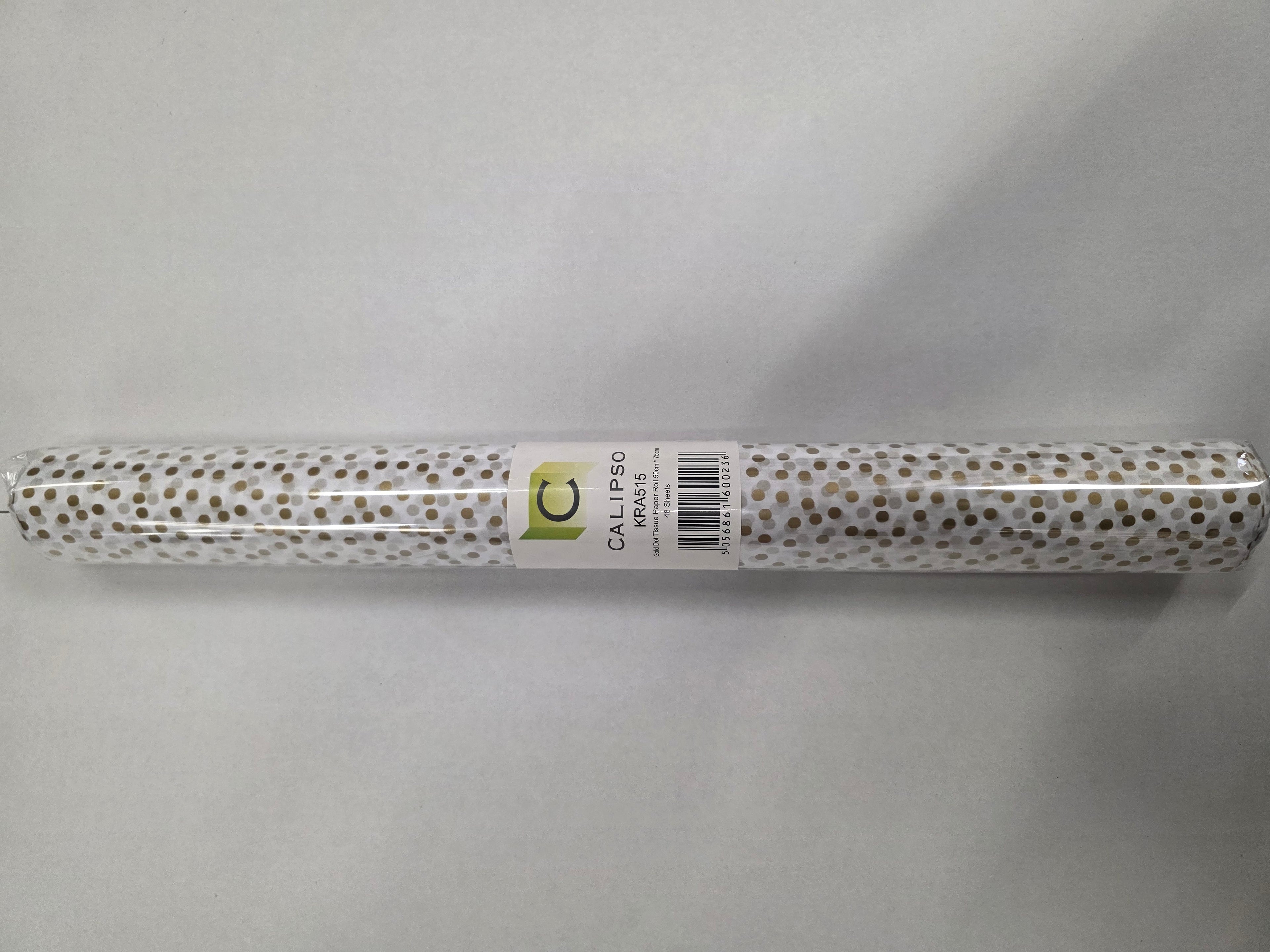 Tissue Gold Dot X48 Sheets 50x75cm