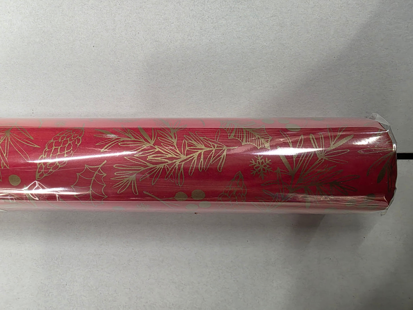 Tissue Xmas Foliage X48 Red 50 X75cm