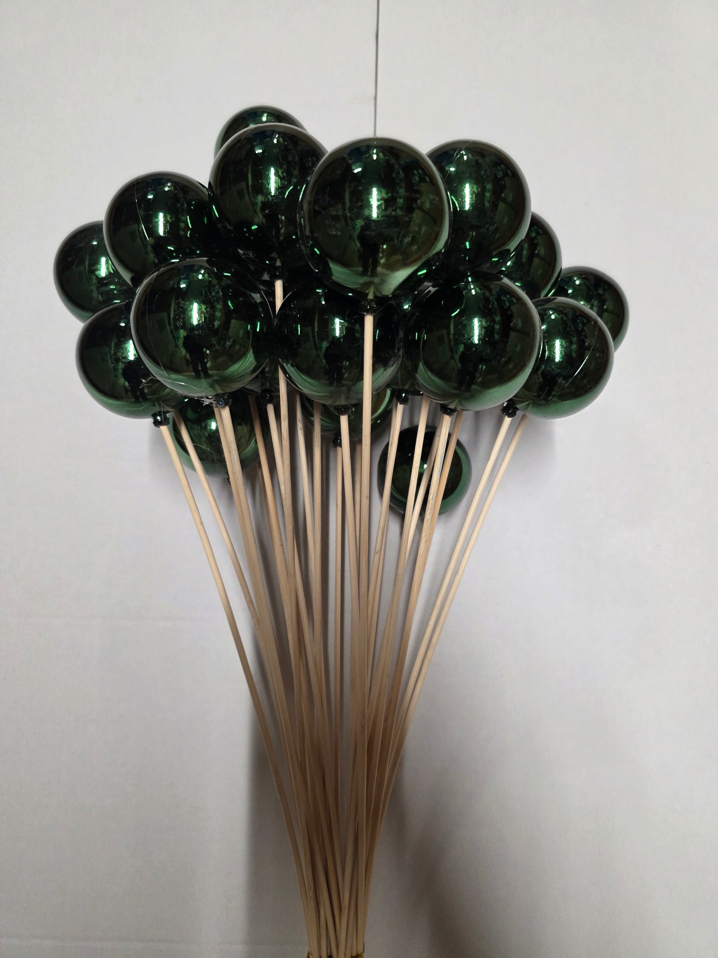Pick Bauble 6cm Shiny Green 50cm (Pack of 25 pieces)