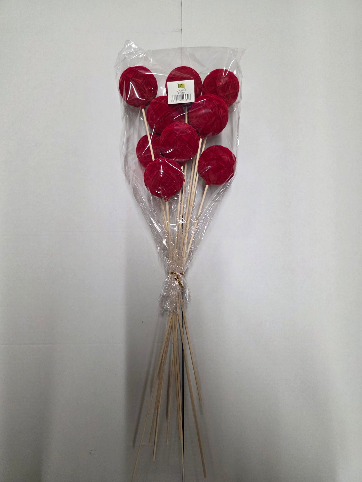 Pick Bauble Felt Red 50x6cm (Pack of 10 pieces)