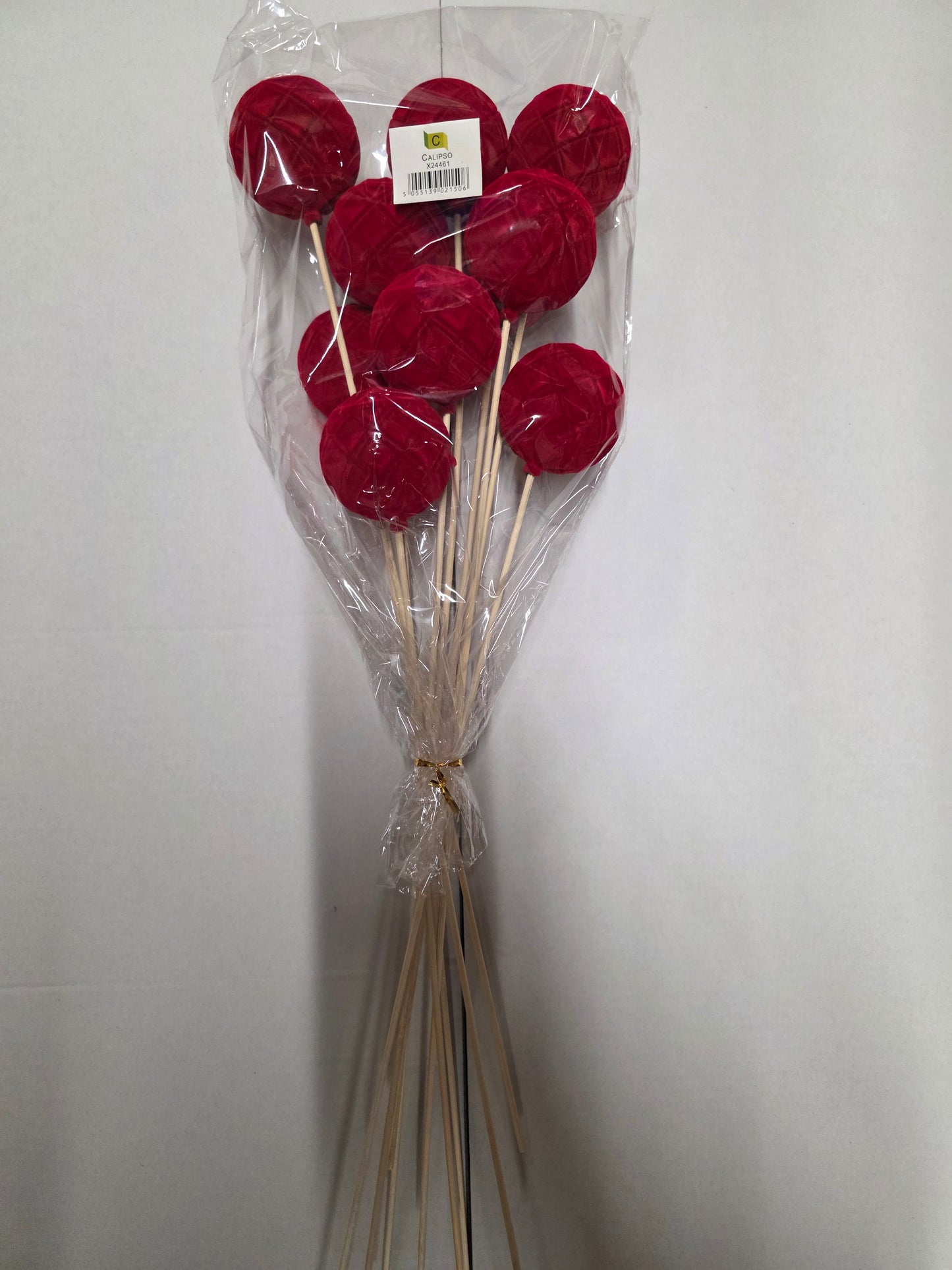 Pick Bauble Felt Red 50x6cm (Pack of 10 pieces)