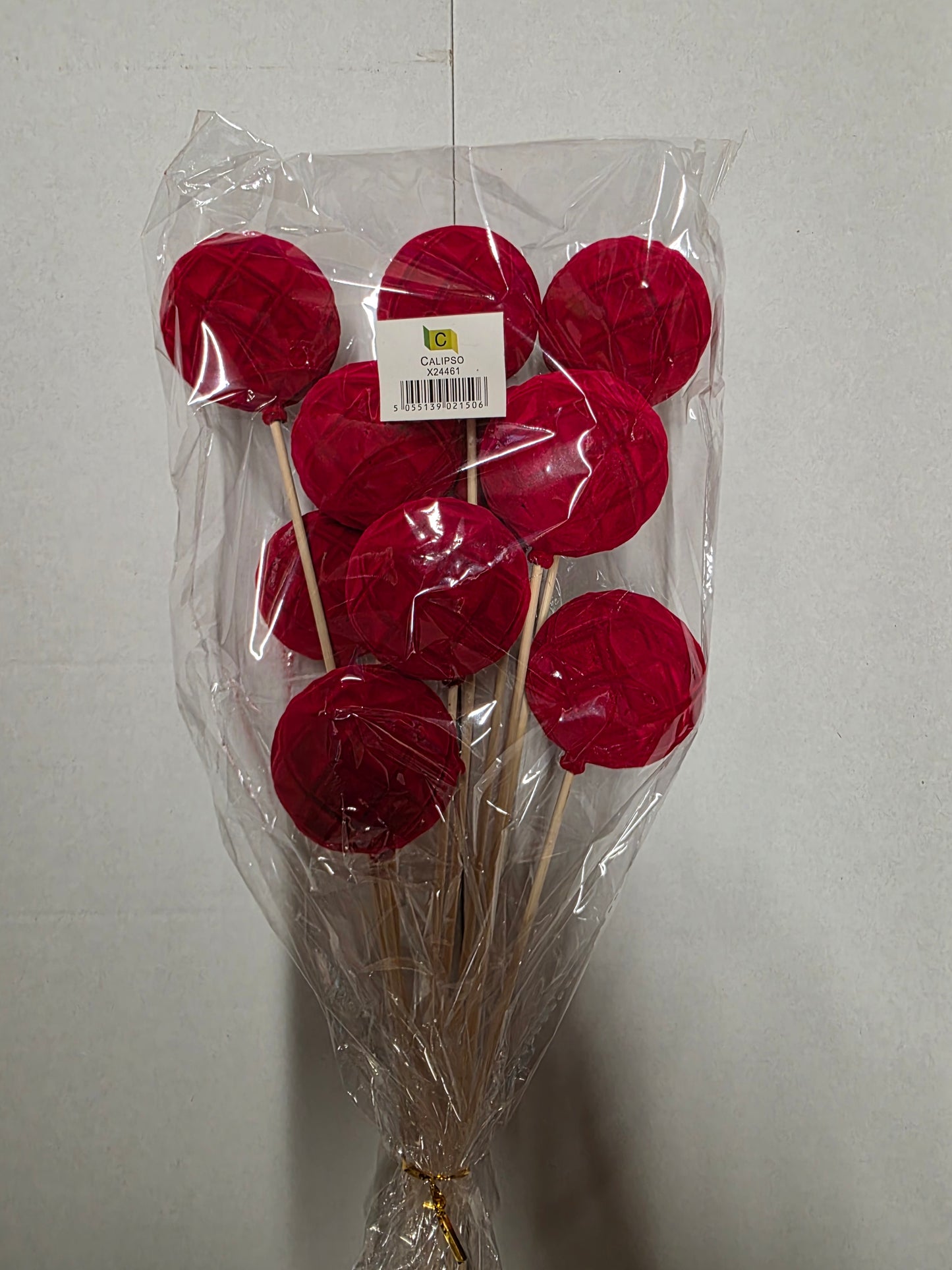 Pick Bauble Felt Red 50x6cm (Pack of 10 pieces)