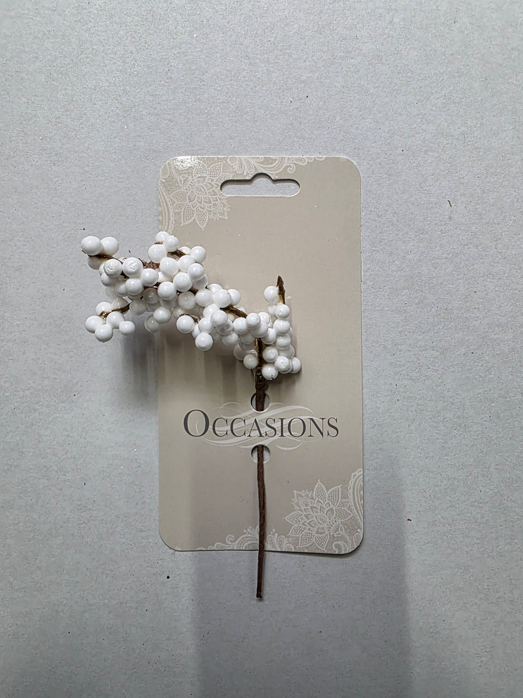 Pick Pepperberries White 20cm  (PACK OF 3)