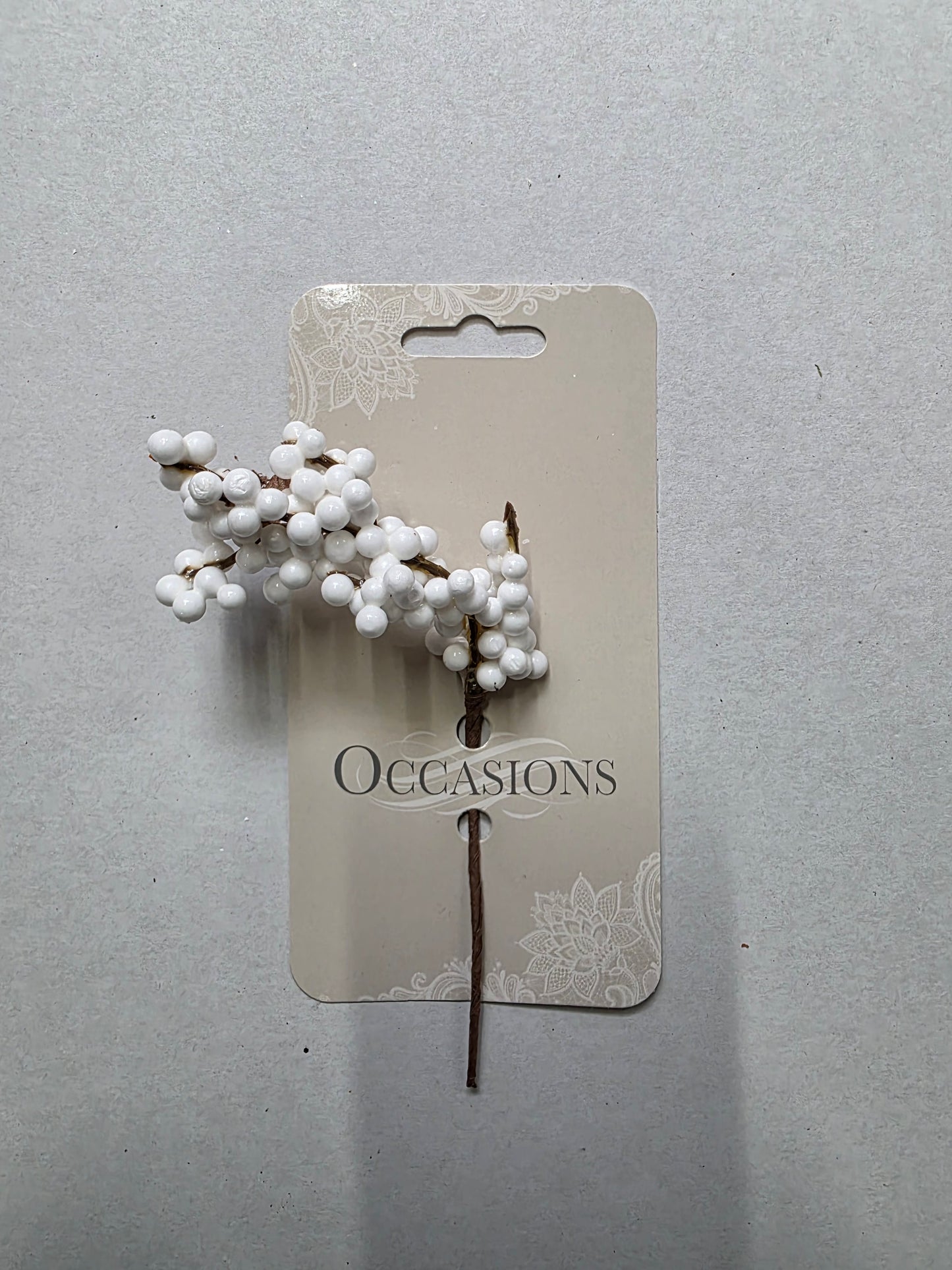 Pick Pepperberries White 20cm  (PACK OF 3)