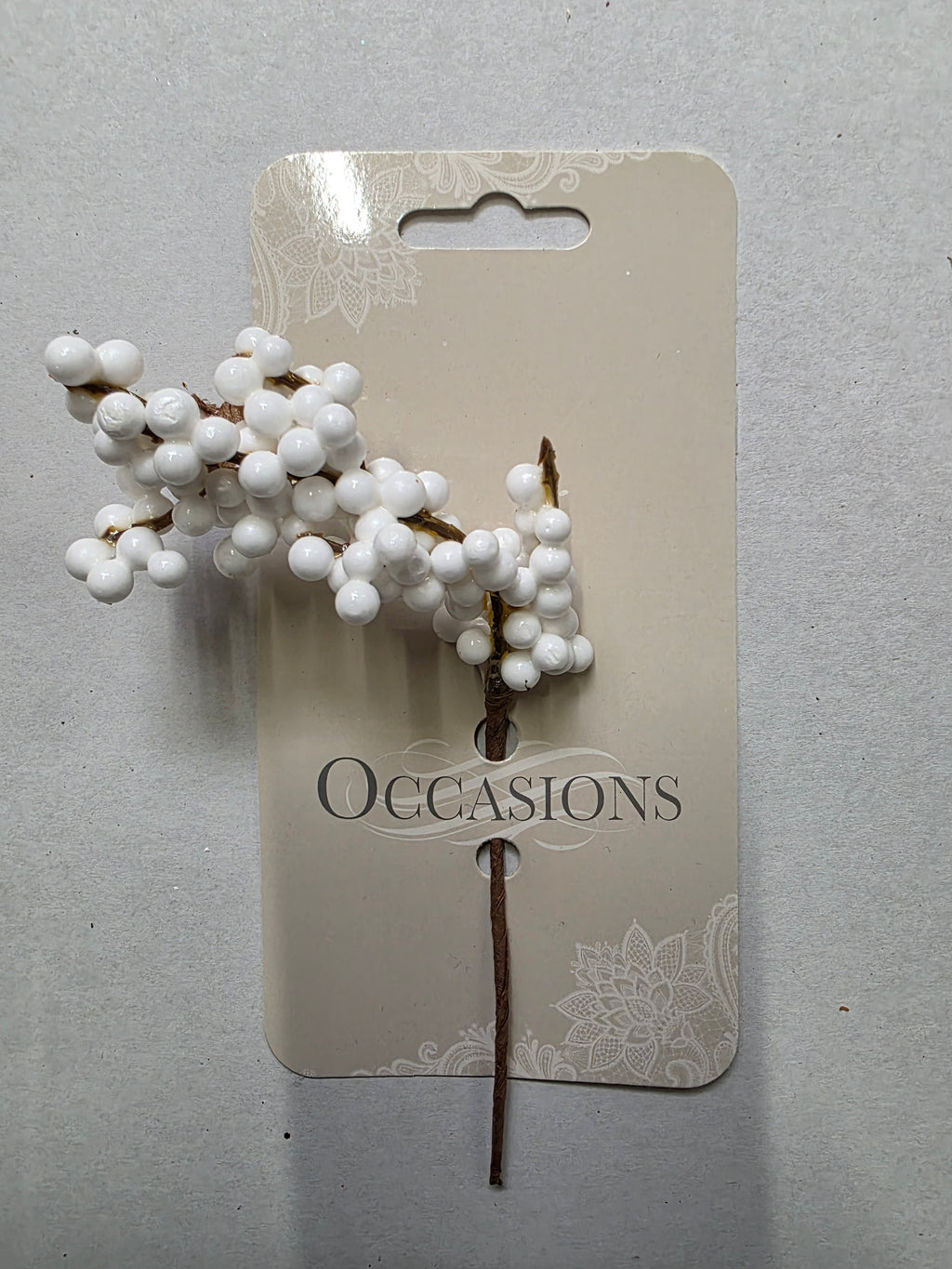 Pick Pepperberries White 20cm  (PACK OF 3)