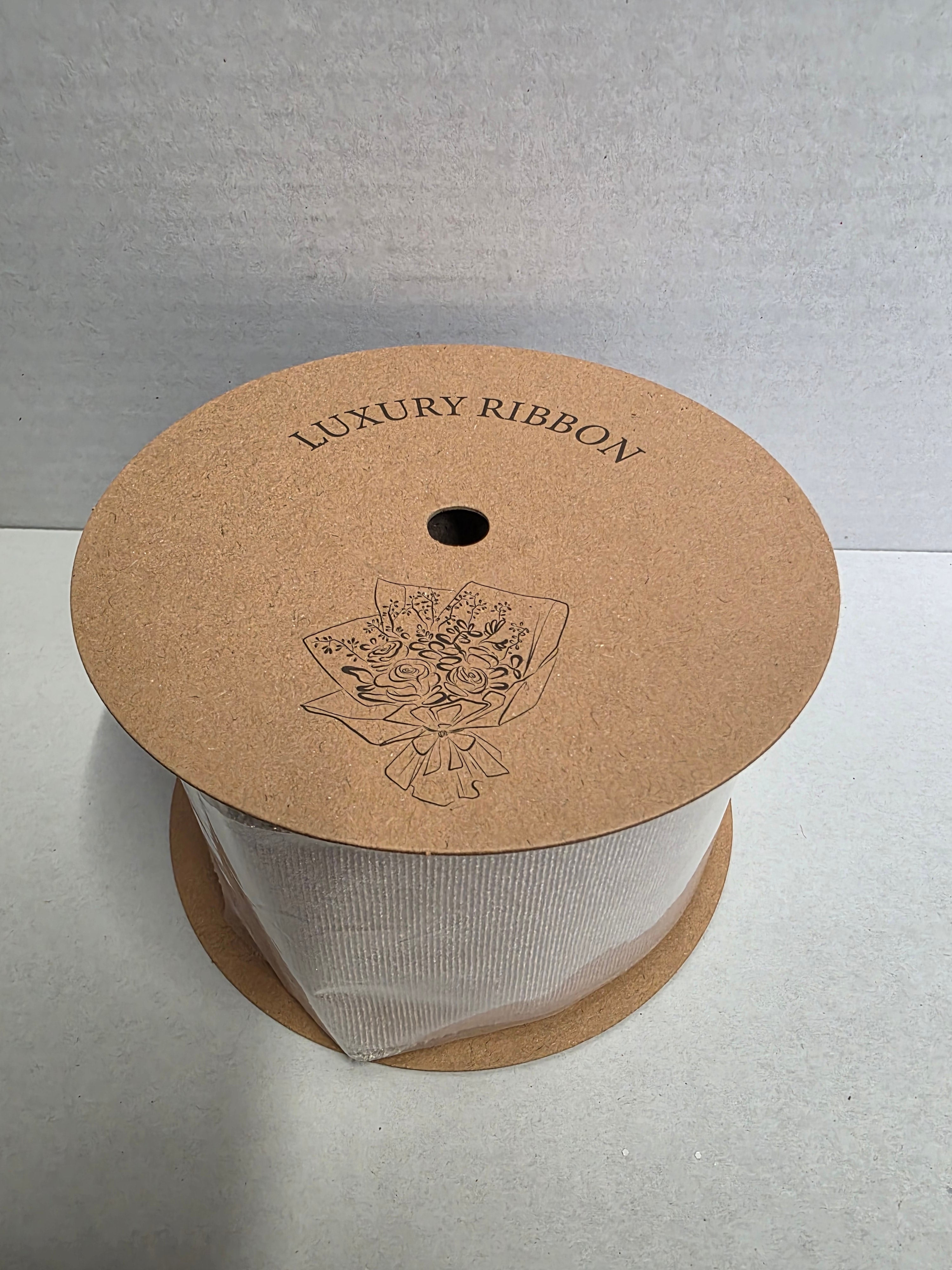 Ribbon Velvet Gold & Gold Back 63mmx10yrd