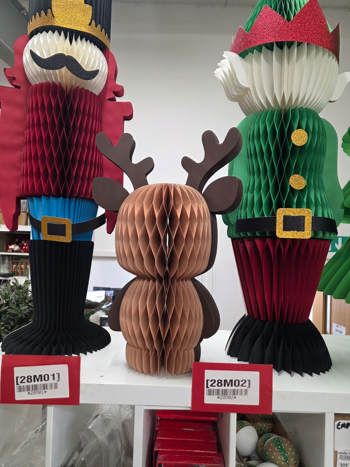 Paper Standing Reindeer 50cm