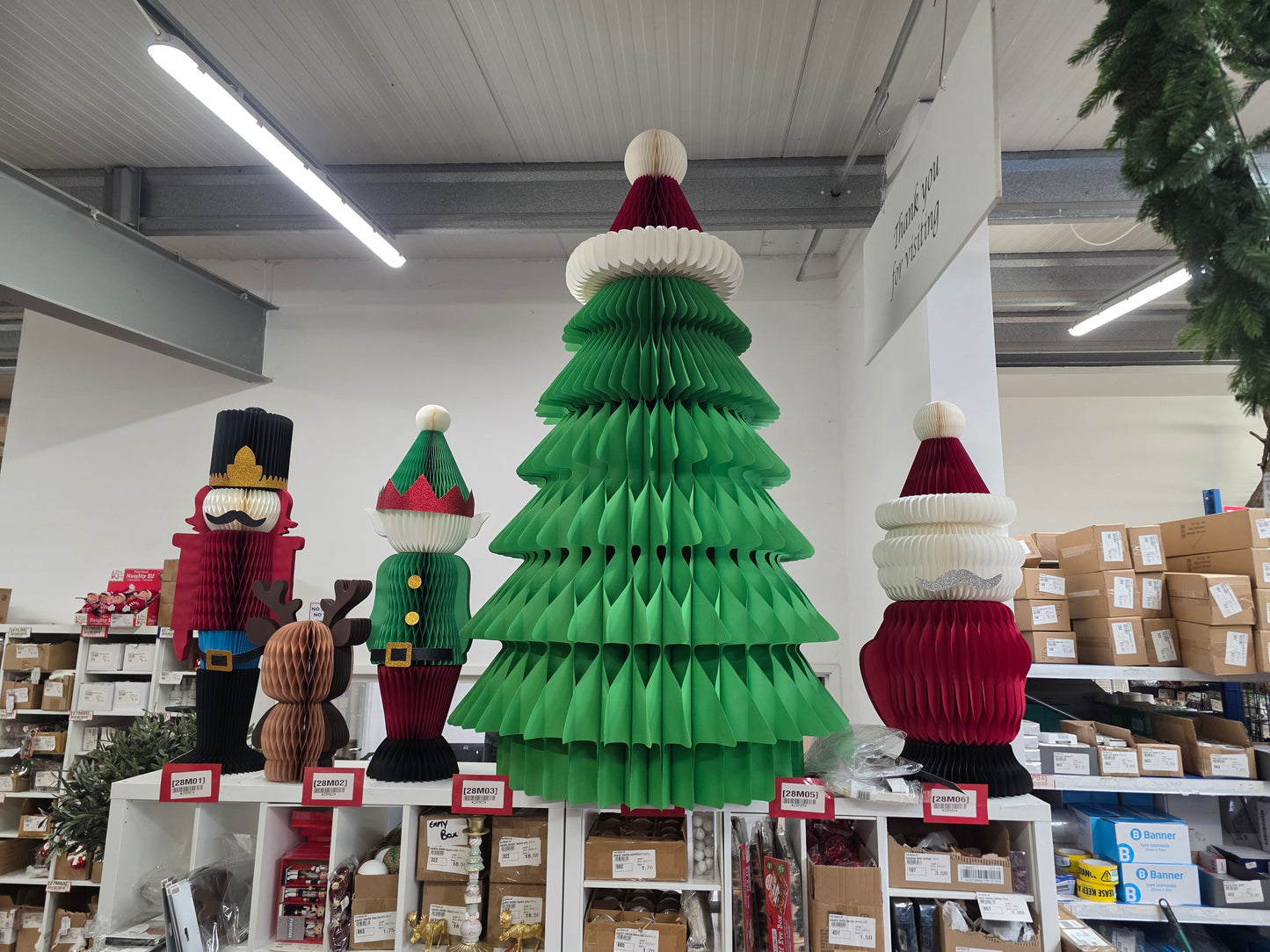 Paper Standing Tree 180cm