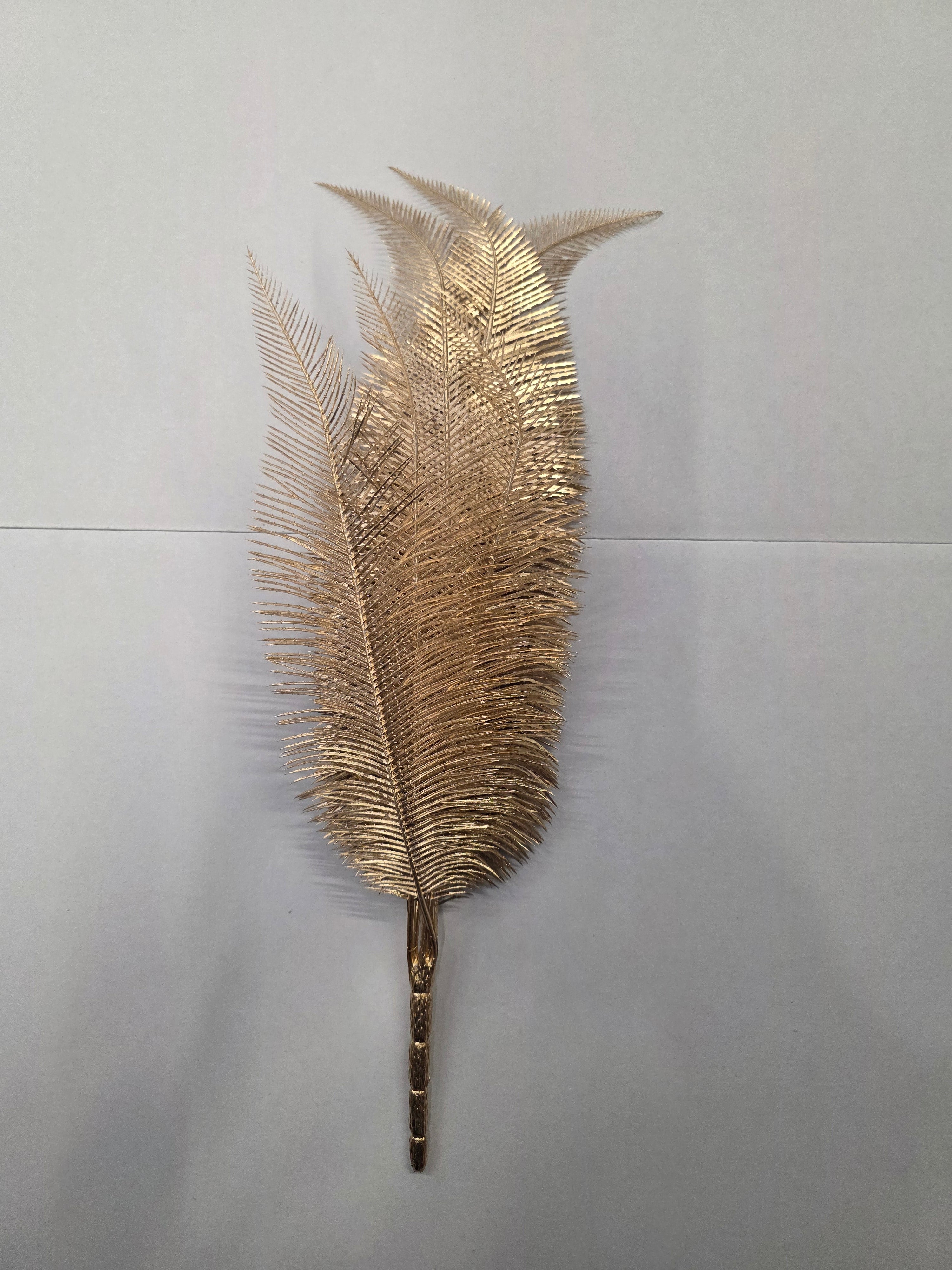 Fern Bush Metallic Gold 47cm