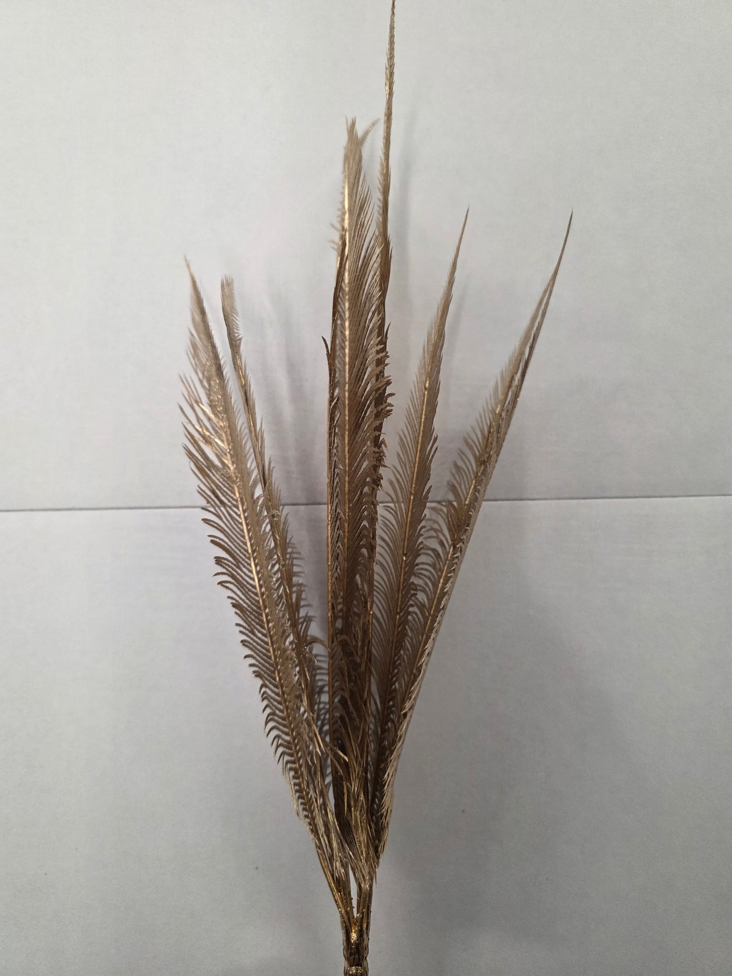 Fern Bush Metallic Gold 47cm