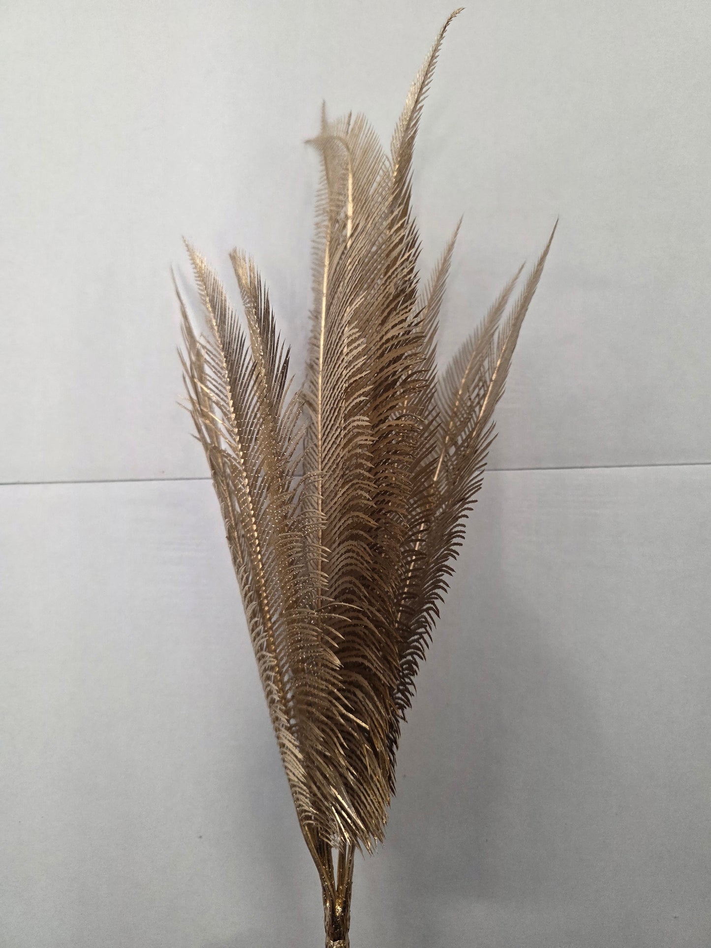 Fern Bush Metallic Gold 47cm
