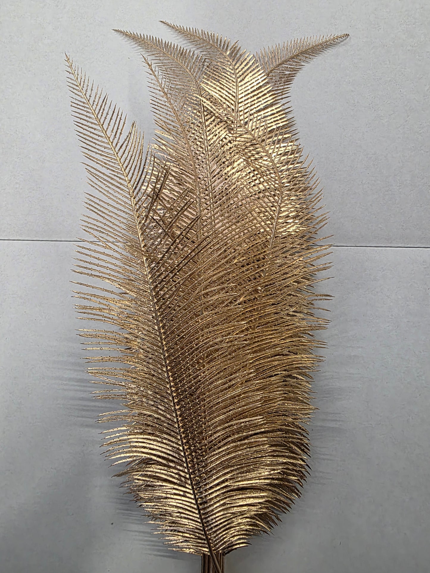 Fern Bush Metallic Gold 47cm