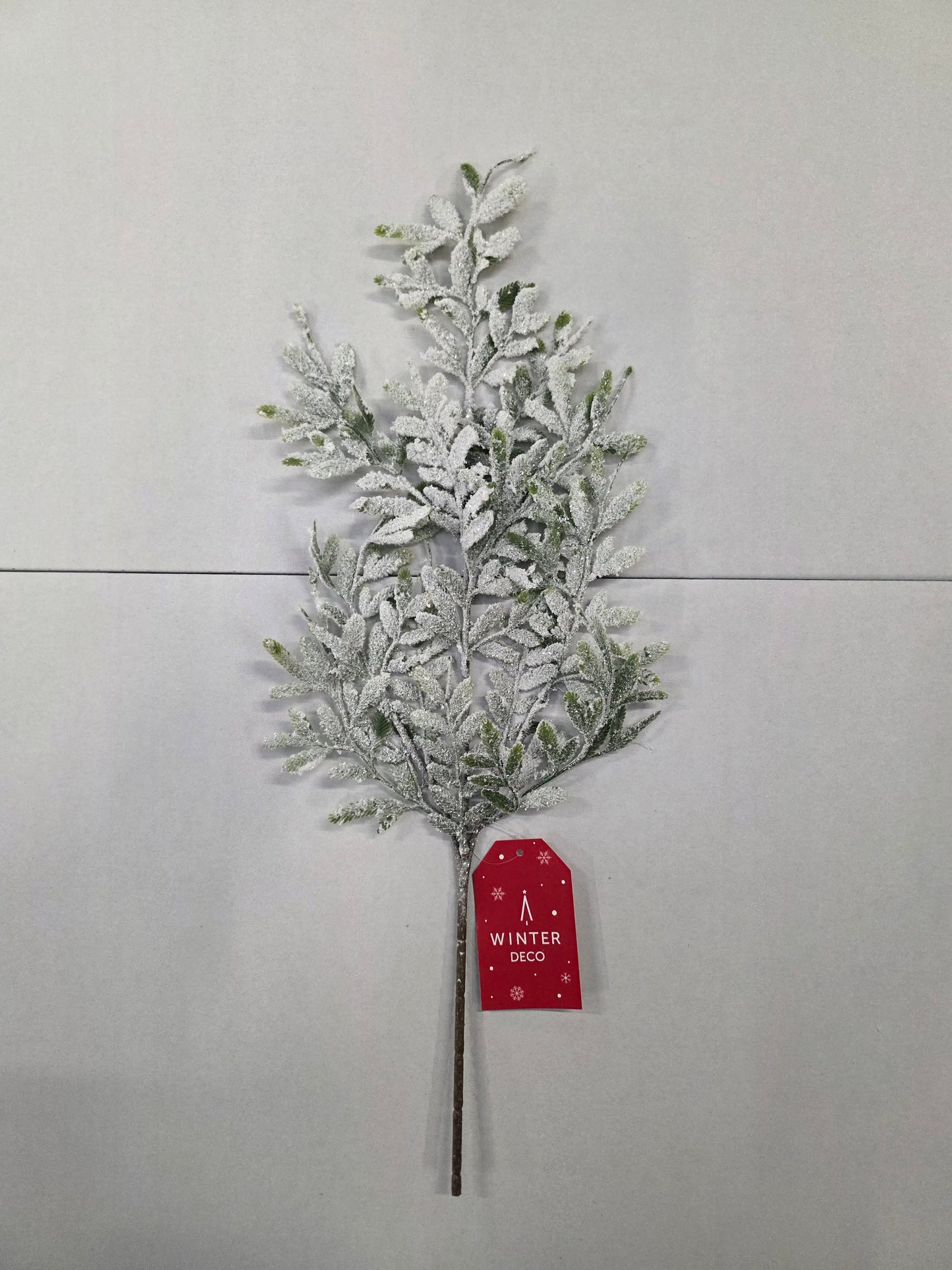 Frosted Phoenix Leaf Spray 50cm