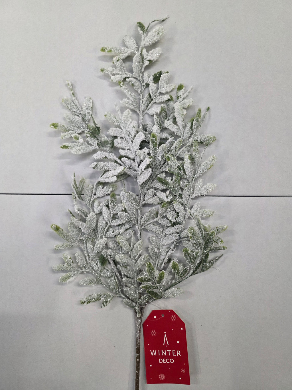 Frosted Phoenix Leaf Spray 50cm