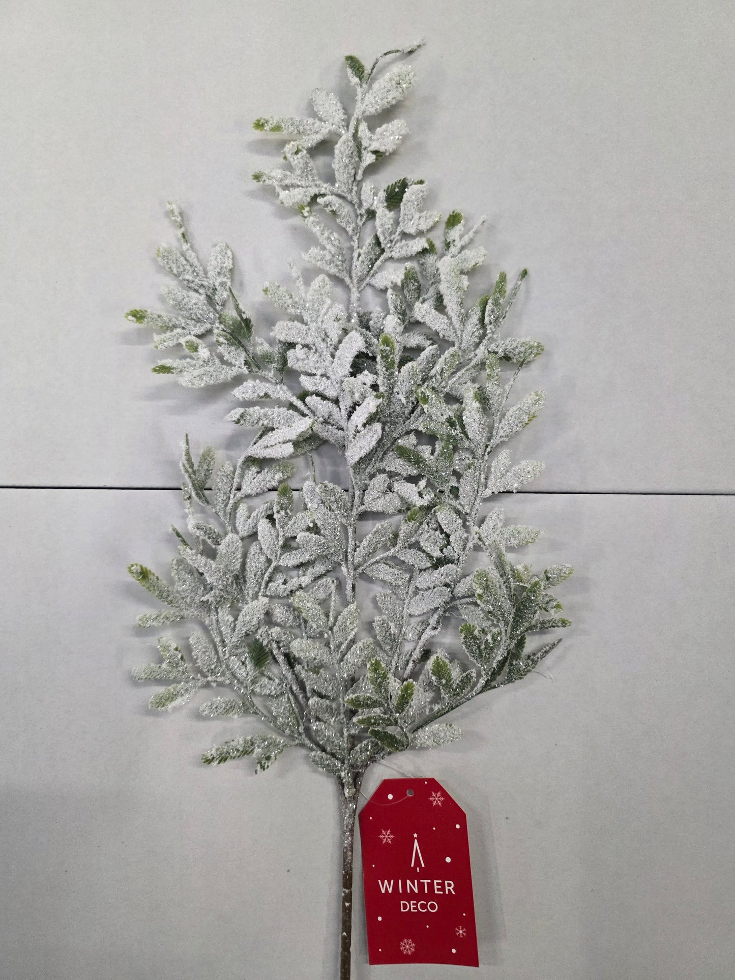 Frosted Phoenix Leaf Spray 50cm