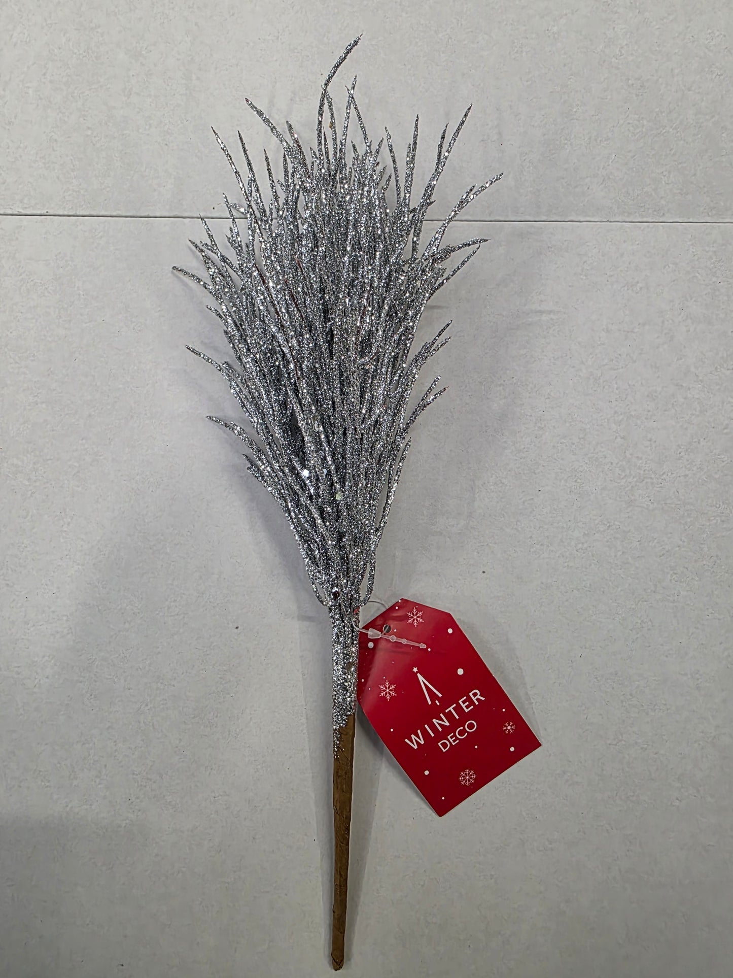 Grass Spray Silver 9cm