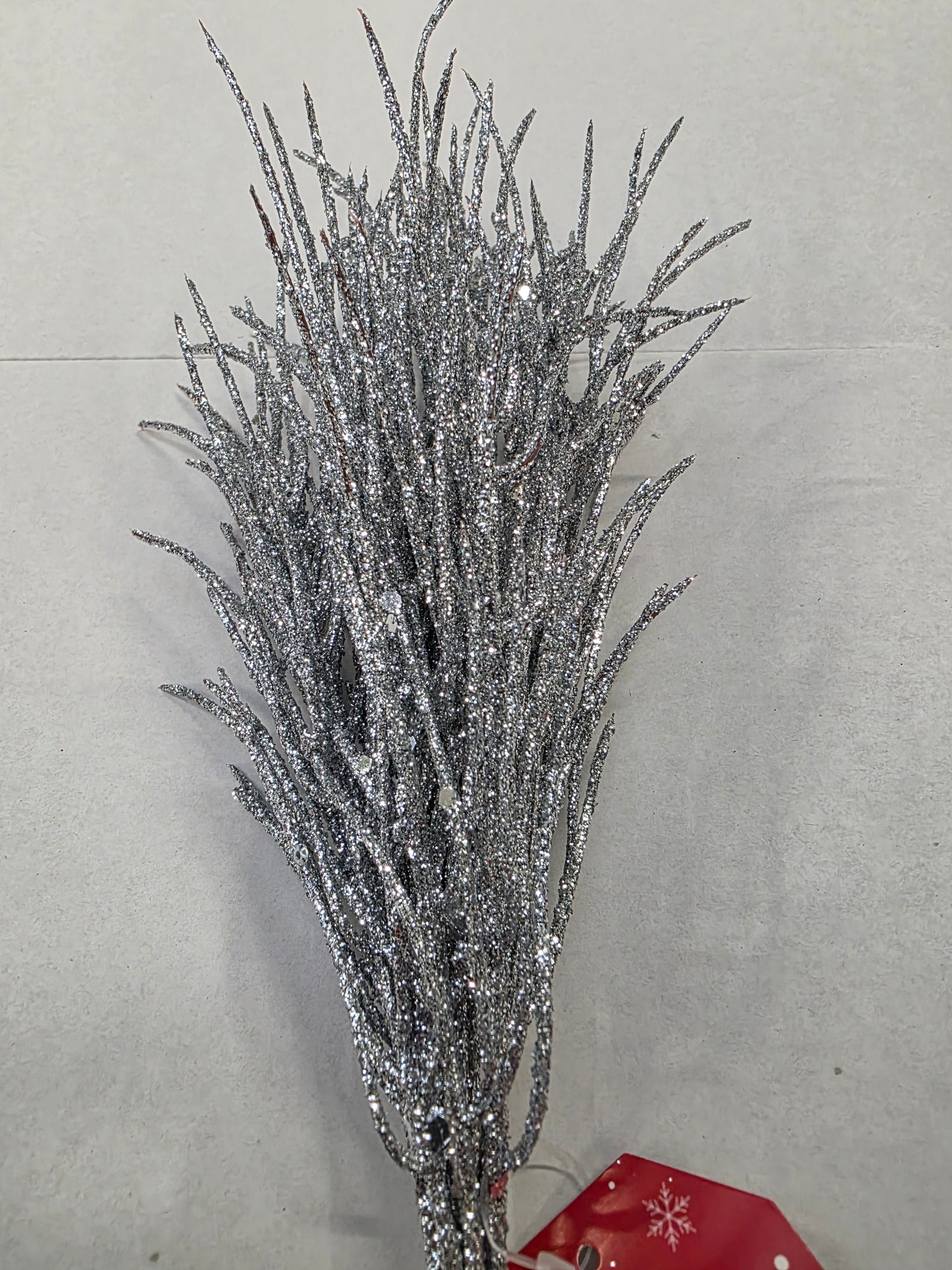 Grass Spray Silver 9cm