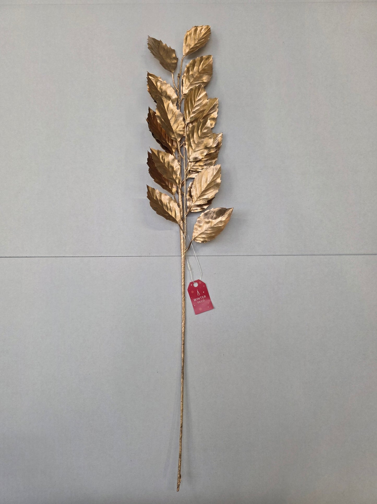 Metallic Birch Leaf Spray Gold