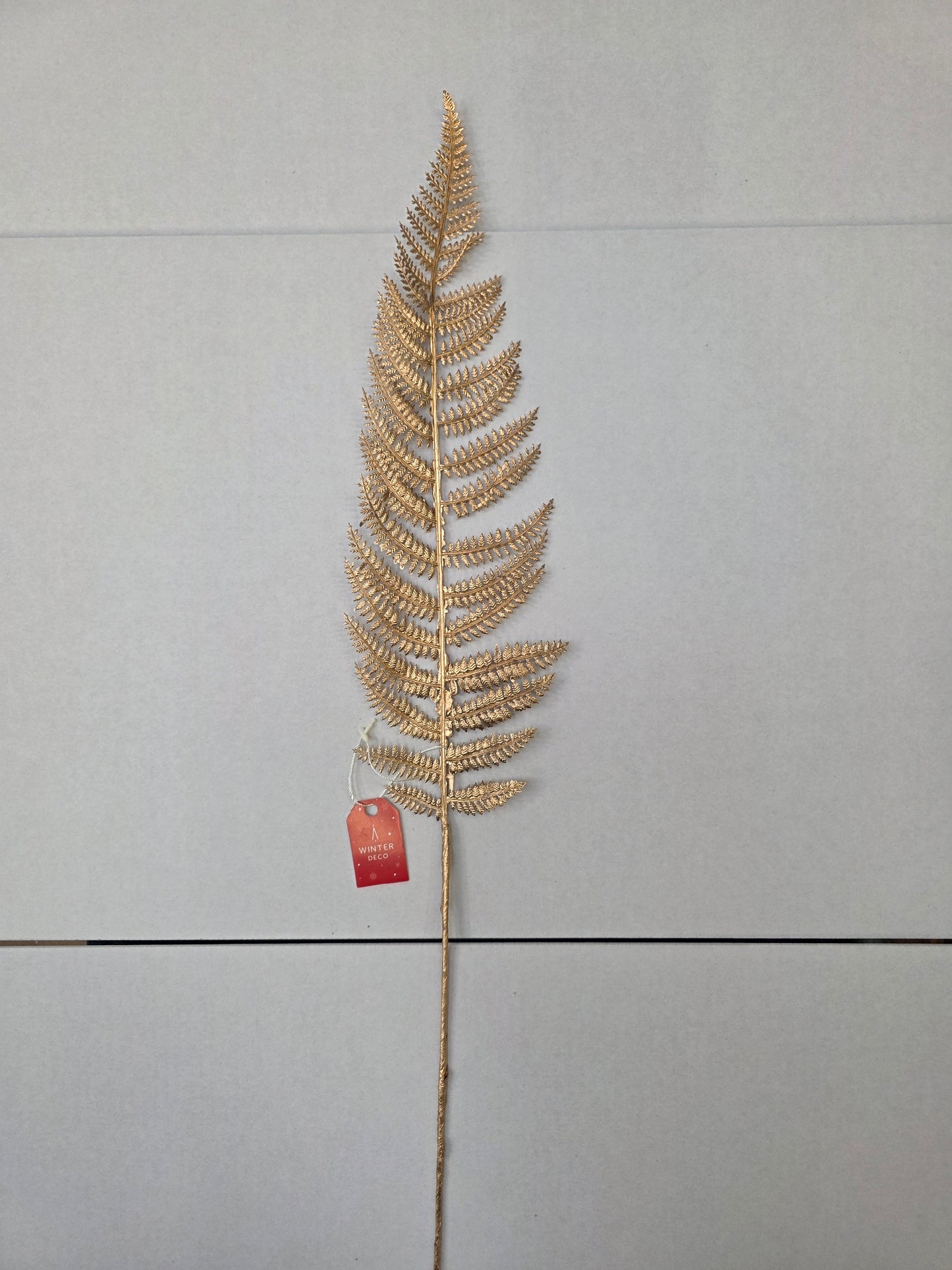 Metallic Fern Leaf Stem Gold  (PACK OF 3)