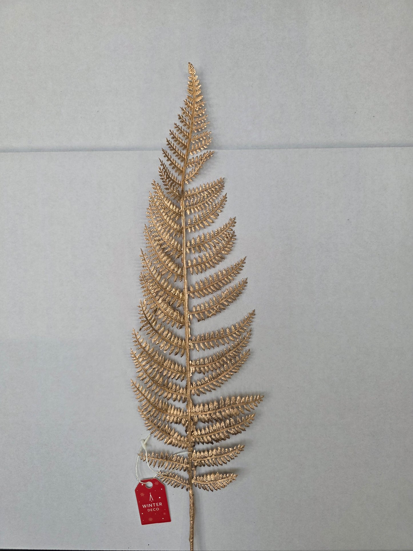 Metallic Fern Leaf Stem Gold  (PACK OF 3)