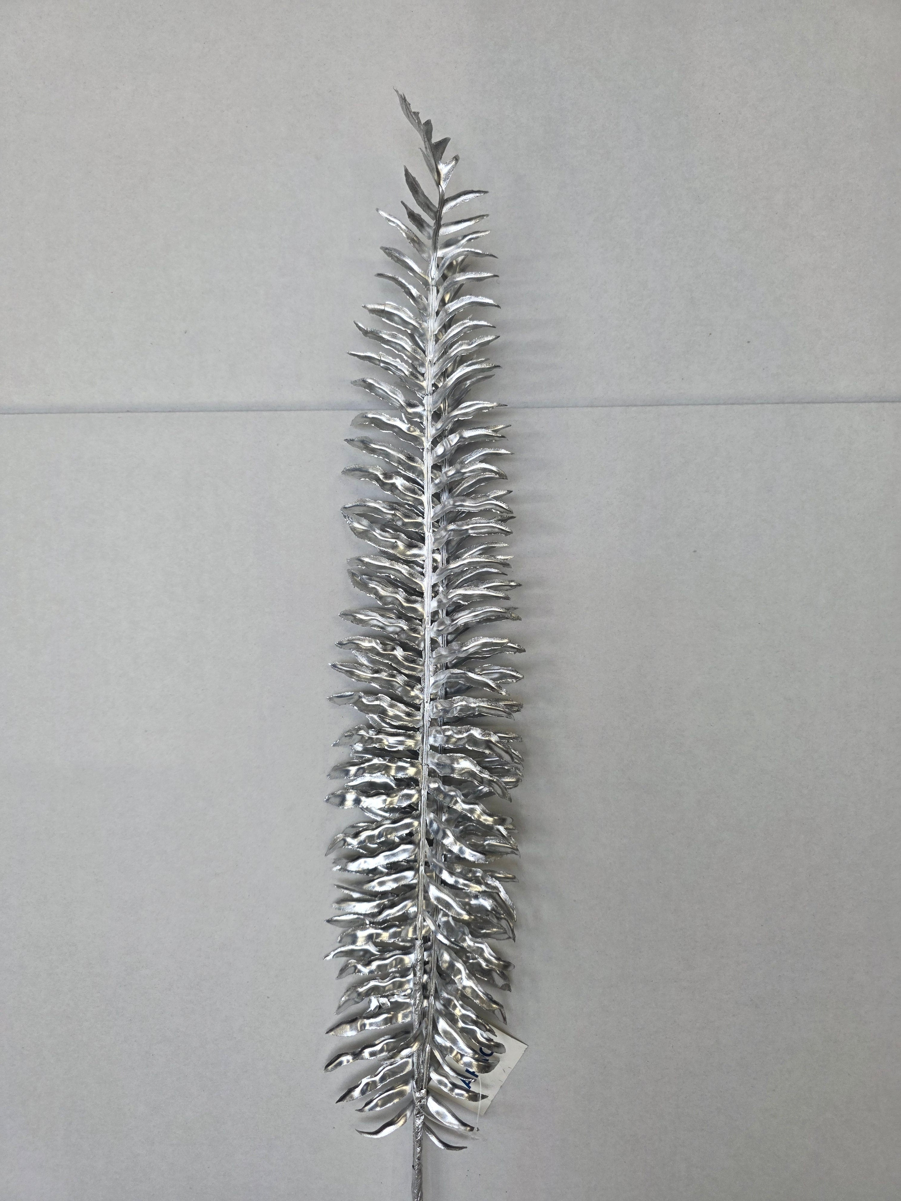 Metallic Fern Spray X 3 Silver