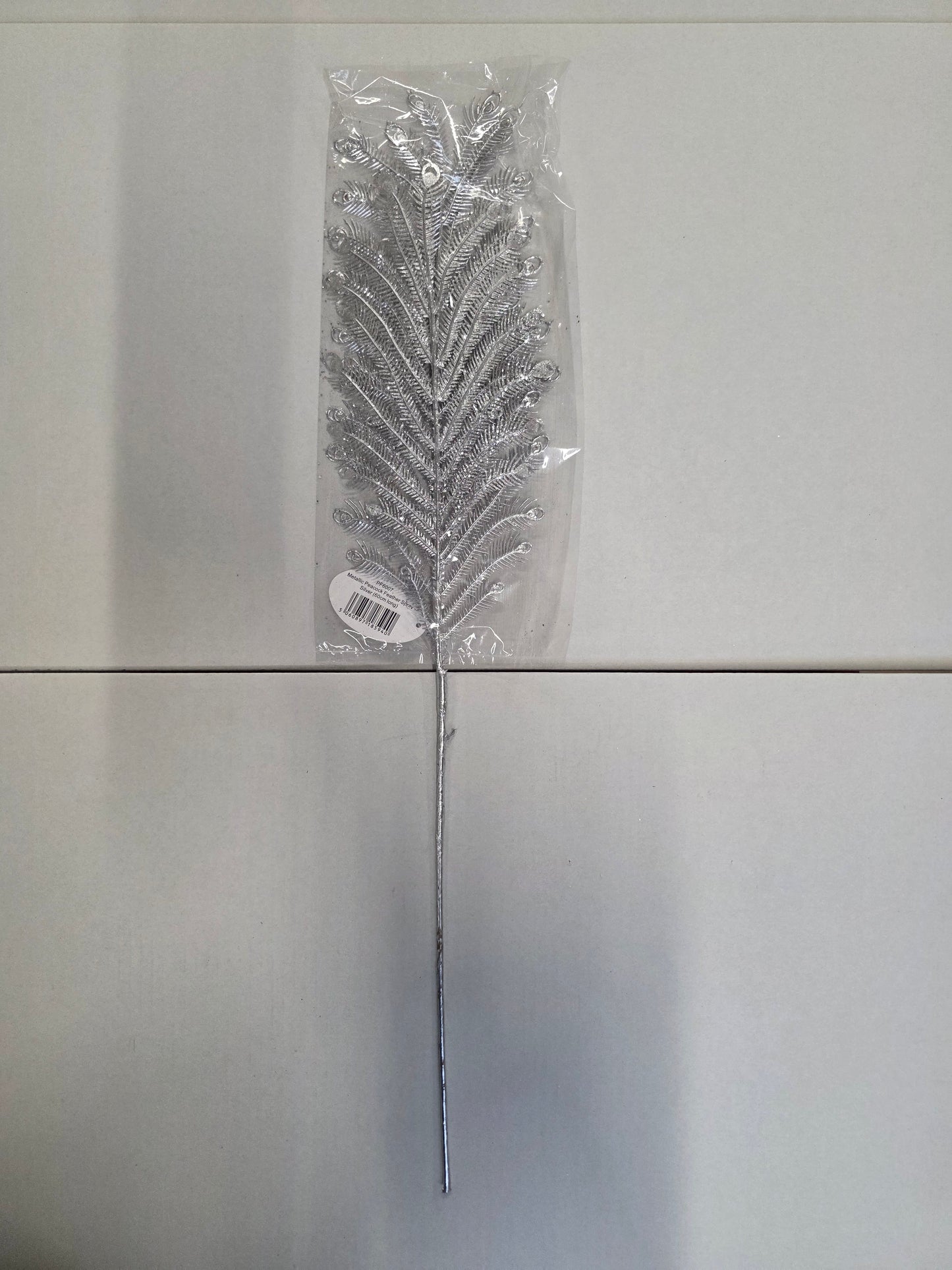 Peacock Feather Spray Metallic Gold 60cm  (PACK OF 2)